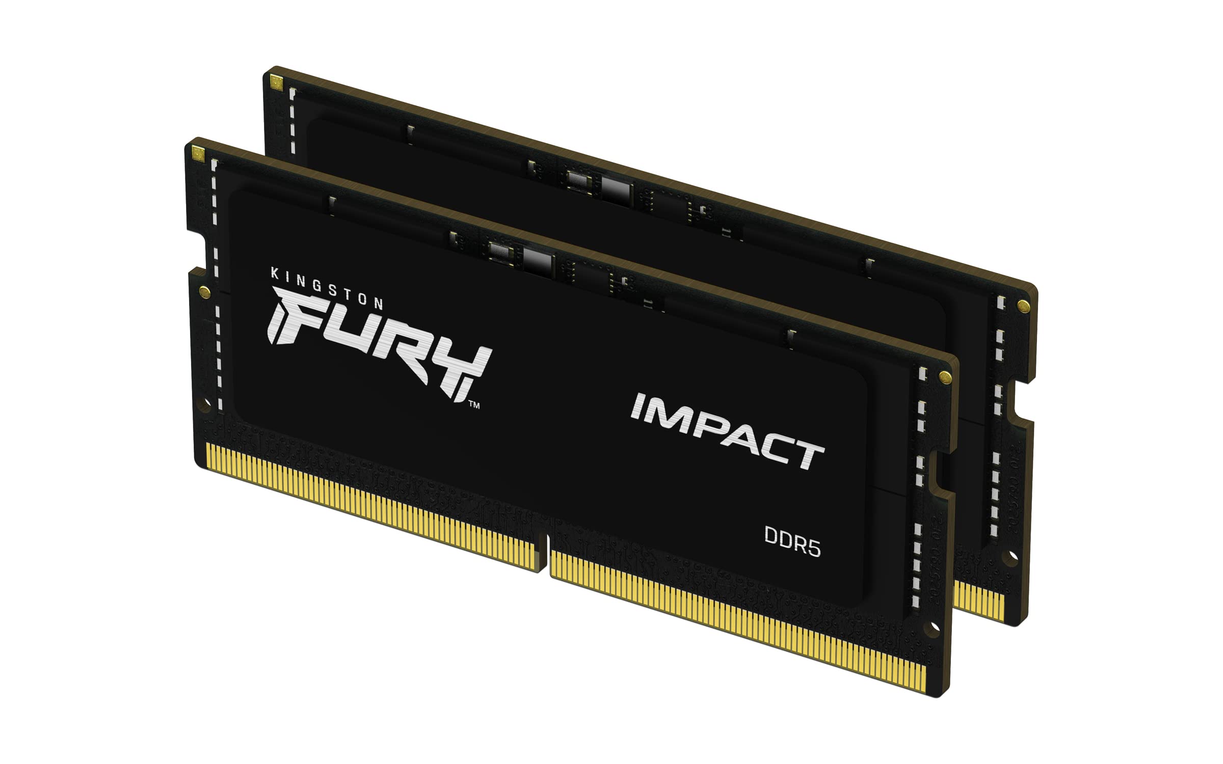 Kingston FURY Impact PnP 64GB (2x32GB) 5600MT/s DDR5 CL40 SODIMM Notebook Gaming Memory Kit of 2 - KF556S40IBK2-64