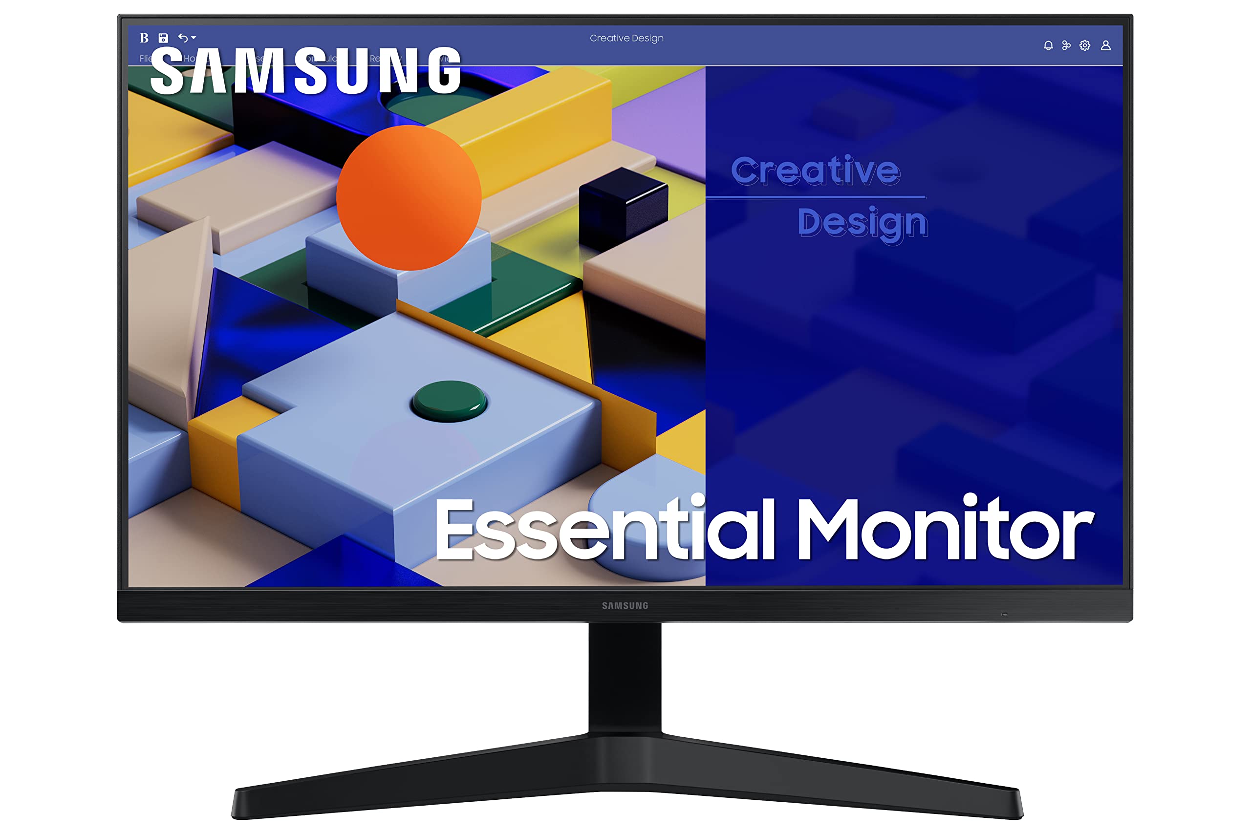 مانیتور بدون حاشیه سامسونگ 27 اینچ IPS Full HD 1080p 75Hz با HDMI، VGA - LS27C310 27 اینچ