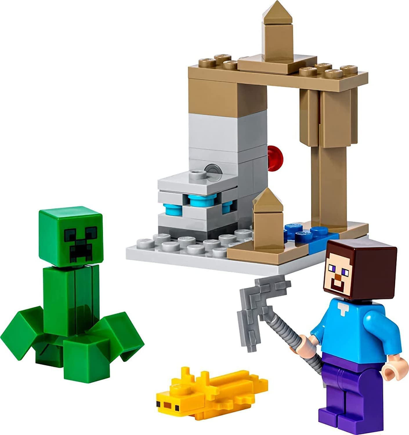 ترجمه مبلغ LEGO Minecraft The Dripstone Cavern 30647 Polybag، چندرنگ (6432544)