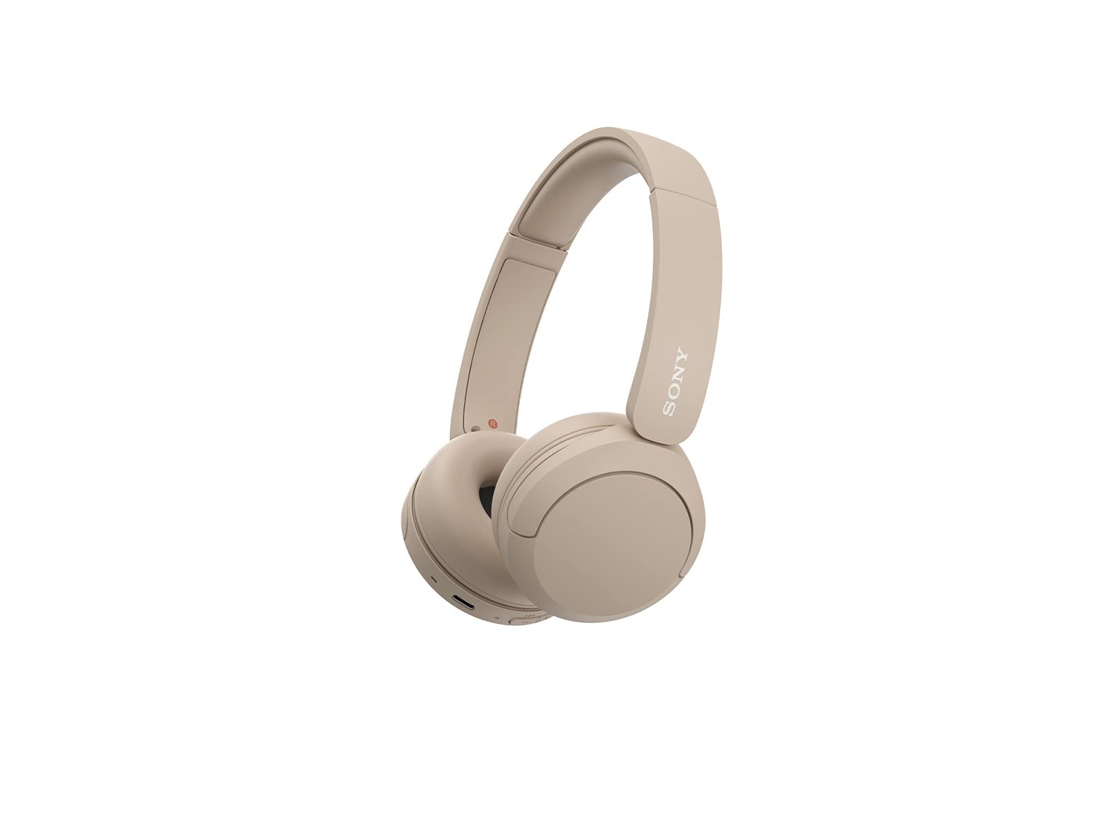 هدفون بلوتوث بی‌سیم Sony WH-CH520 با میکروفون برای تماس تلفنی، رنگ قهوه‌ای کرم