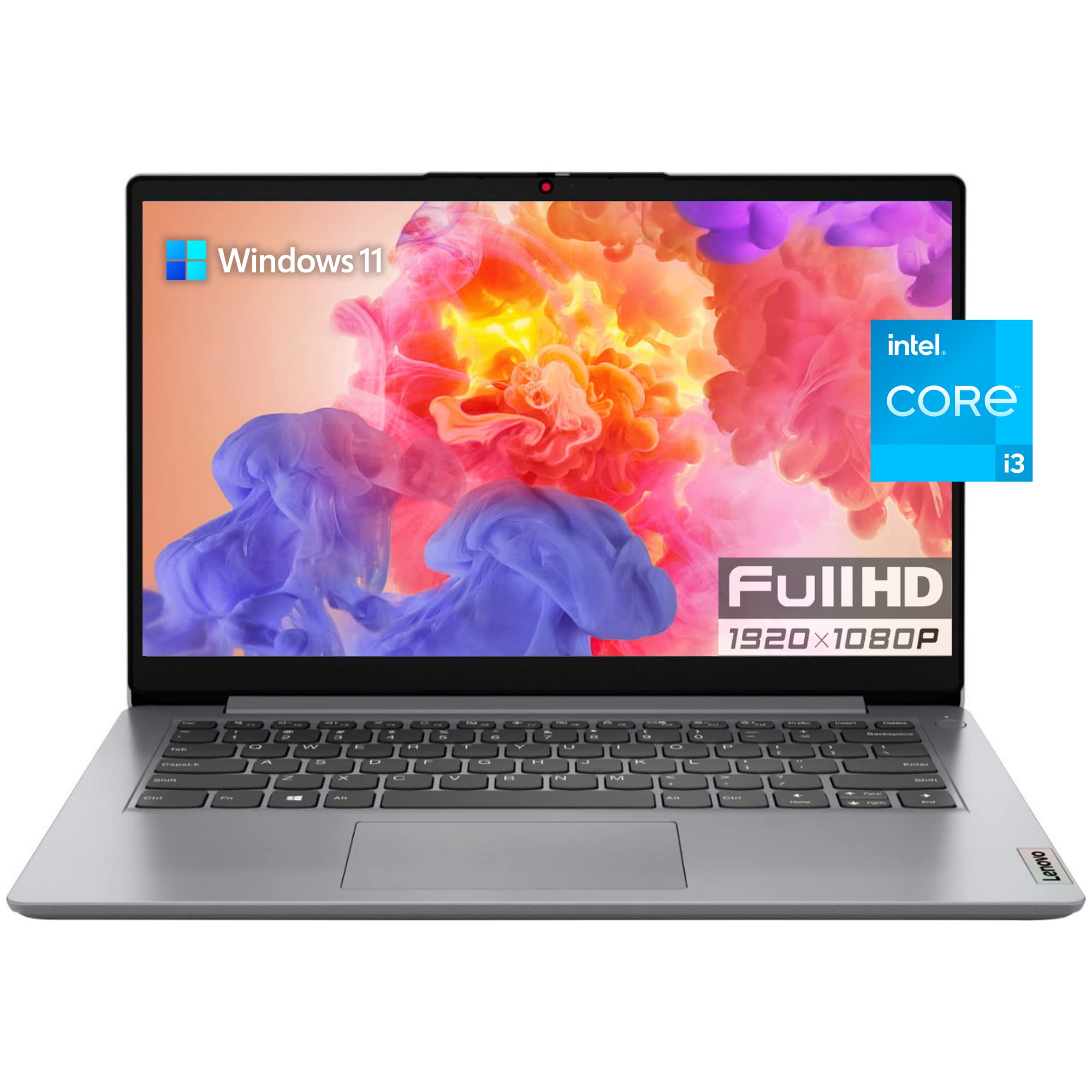 لپ تاپ کسب و کار و دانشجویی Lenovo IdeaPad، نمایشگر Full HD 14 اینچی، حافظه RAM 8 گیگابایت، ذخیره سازی SSD 1 ترابایت، پردازنده Intel CORE i3-13TH (تا 4.10 گیگاهرتز)، پورت HDMI، ویندوز 11، رنگ خاکستری ارتقاء یافته