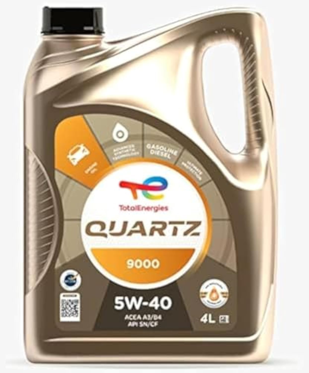 روغن موتور سنتیتیک TotalEnergies QUARTZ 9000 5W40 - 4 لیتر