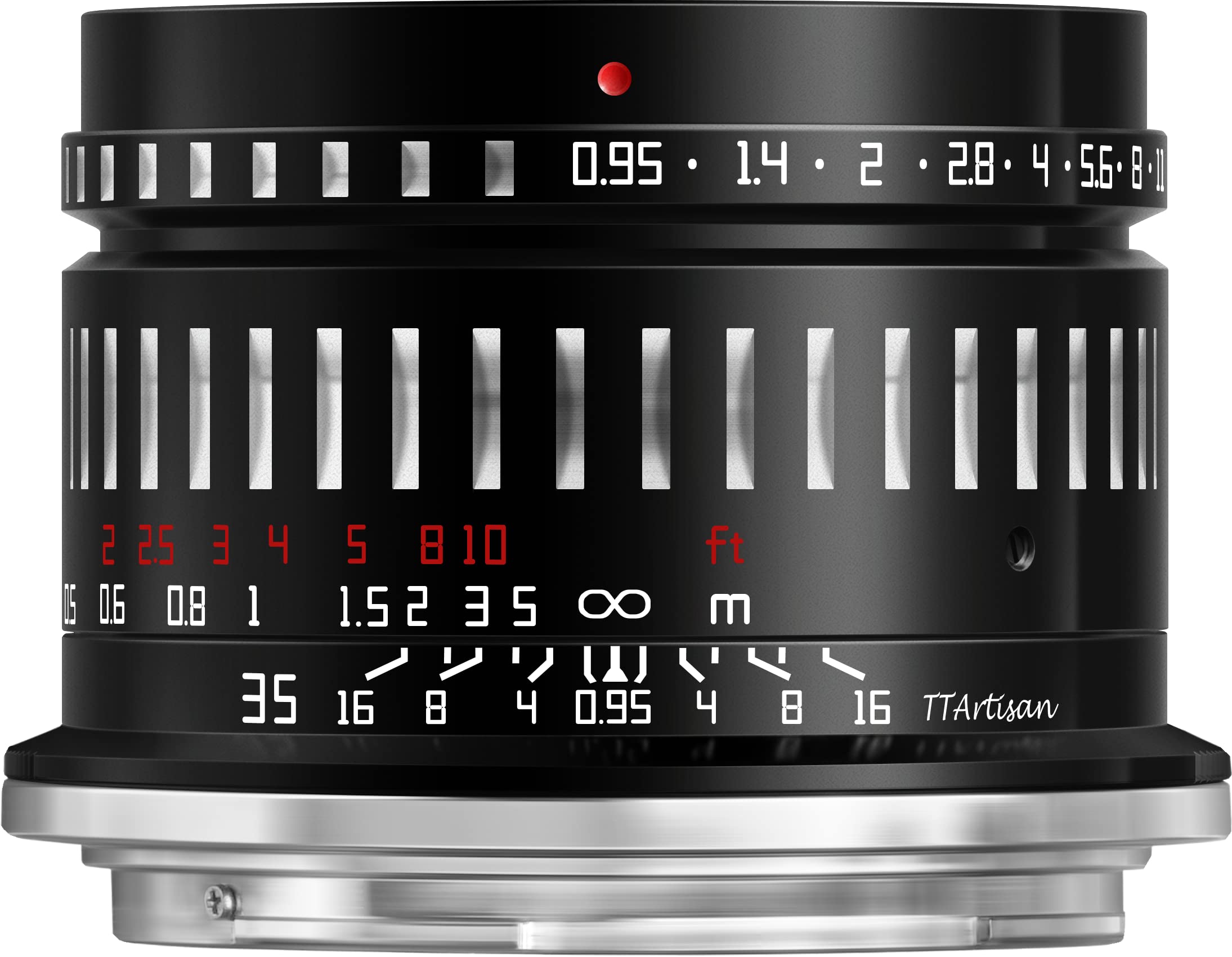 لنز گشتاور TT 35 میلیمتری F1.4 APS-C با نصب سونی E سیاه 35 میلیمتری F0.95 سیاه