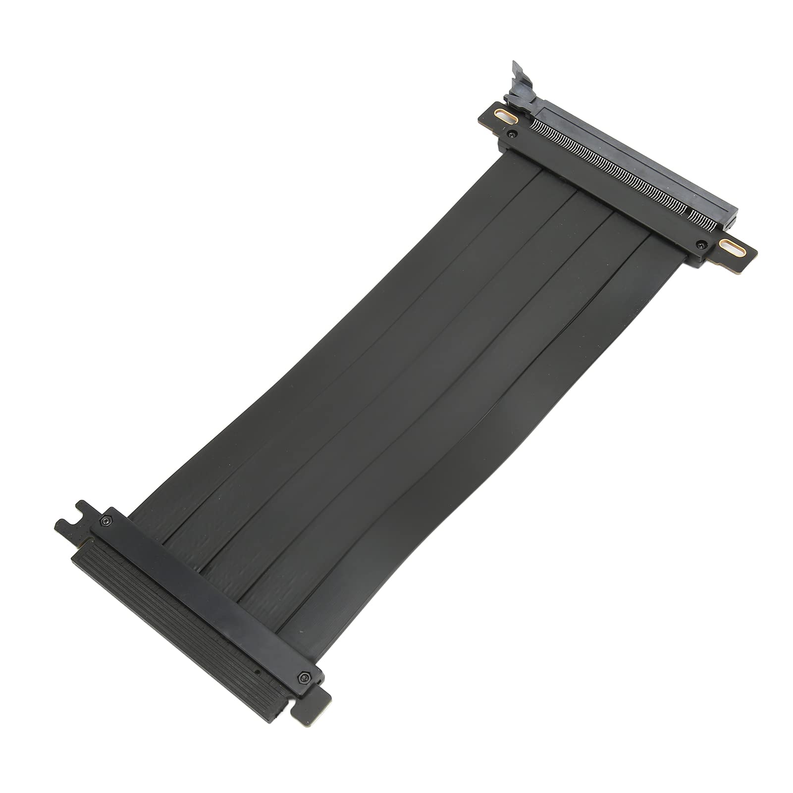 کابل بلندگوی انعطاف‌پذیر با پورت زاویه‌ی راست با سرعت بالا برای افزایش کارت گرافیک GPU مناسب برای RTX3090، RTX3060TI، RX6900XT، RX6800، 200، 300، 400، 500 با طول 30 سانتیمتر Sorandy Ultra PCIe 4.0 X16 Riser Cable