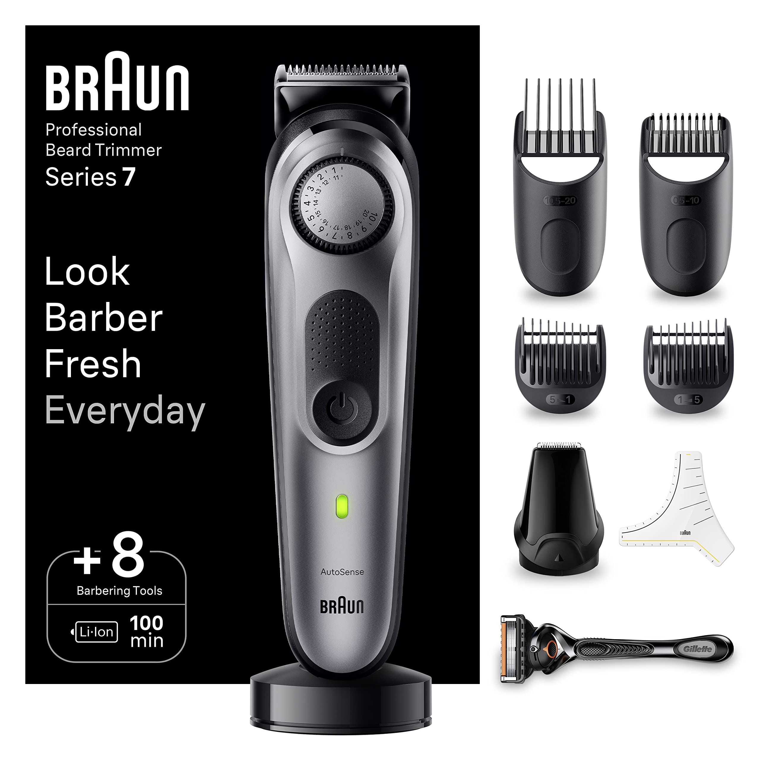 تراش موبا مدل Braun Beard Trimmer Series 7 BT7420