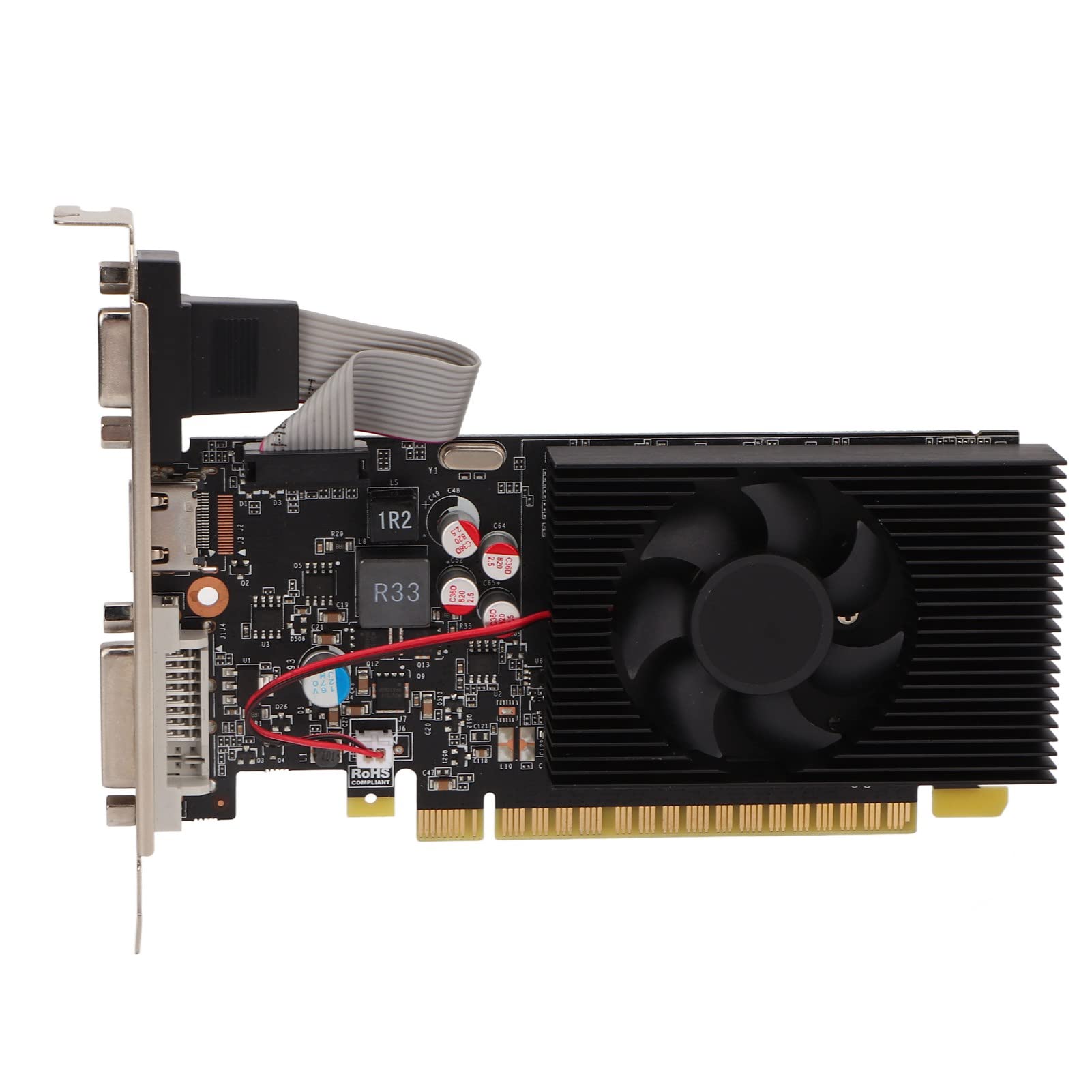 کارت گرافیک گیمینگ، 4 گیگابایت DDR3، 128 بیت، کارت گرافیک GT730 برای کامپیوتر، PCI Express 2.0 X8، DVI، VGA، کارت گرافیک ویدئویی برای بازی‌های رایانه‌ای
