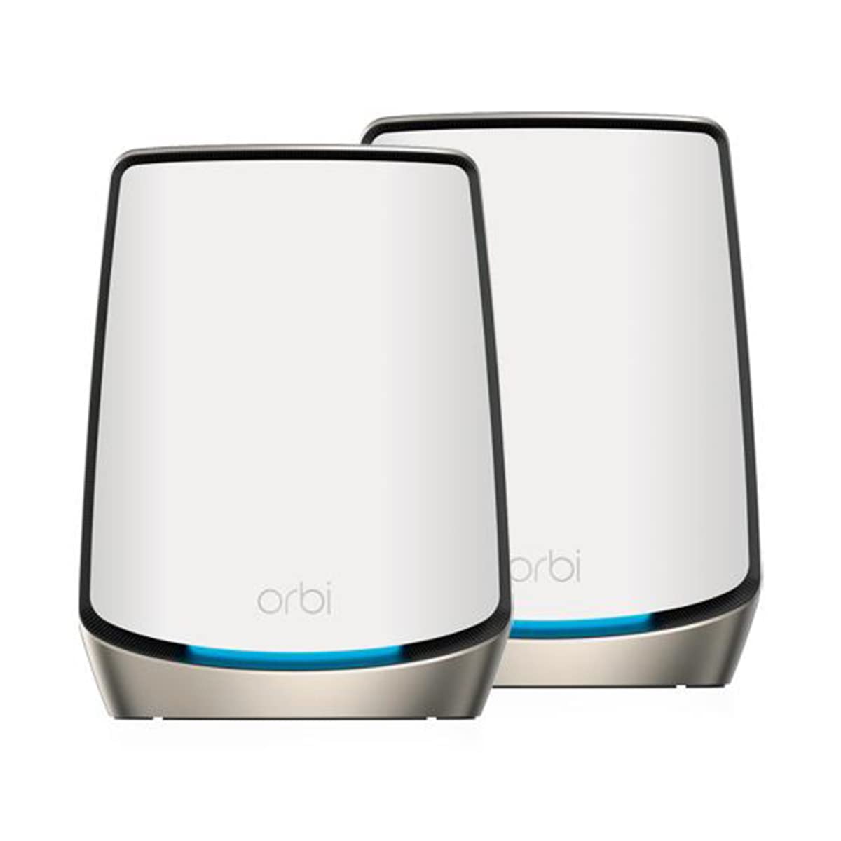 سیستم مش سه باند وای فای 6 اوربی NETGEAR (RBK862S) - روتر با 1 گسترش‌دهنده ماهواره‌ای، پوشش تا ۵۴۰۰ فوت مربع، ۱۰۰ دستگاه، پورت اینترنت ۱۰ گیگ، اشتراک آرمور، AX6000 (تا ۶Gbps) مجموعه 860 | پیشرانه نسل بعدی 2 پک