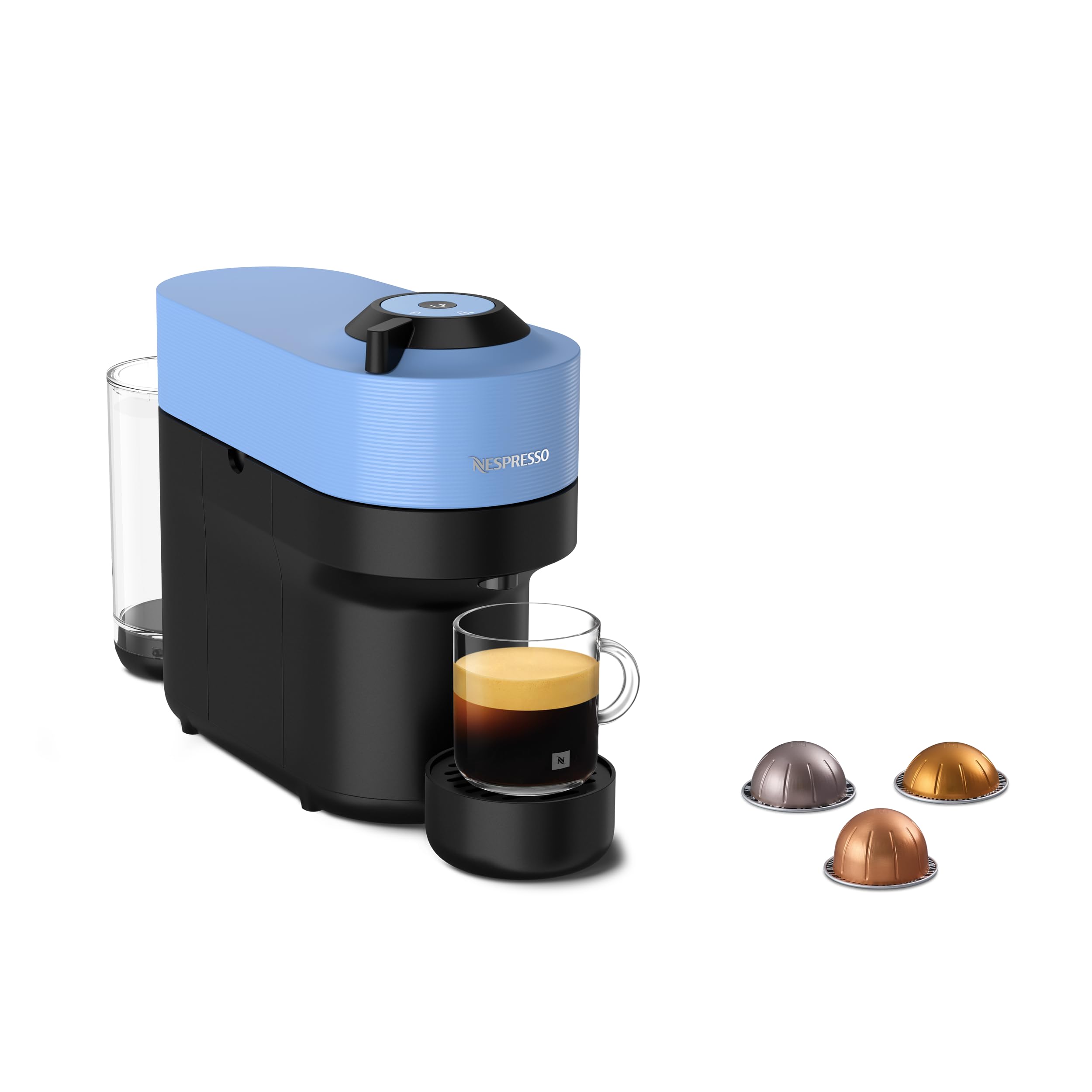 ماشین قهوه‌ساز Nespresso Vertuo Pop توسط Nespresso، رنگ آبی اقیانوس - نسخه اماراتی Vertuo Pop Blue