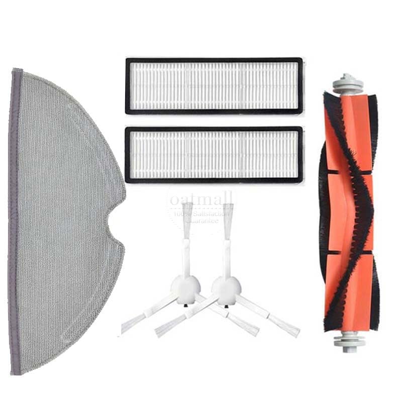 لوازم جانبی ABZEKH برای دستگاه جاروبرقی و مکنده رباتی Xiaomi Mijia 1C 2C 1T MI - STYTJ01ZHM برای جاروبرقی رباتی Dreame F9 مدل Roller Brush Hepa Filter Mop عملکرد (رنگ: KIT 3)
