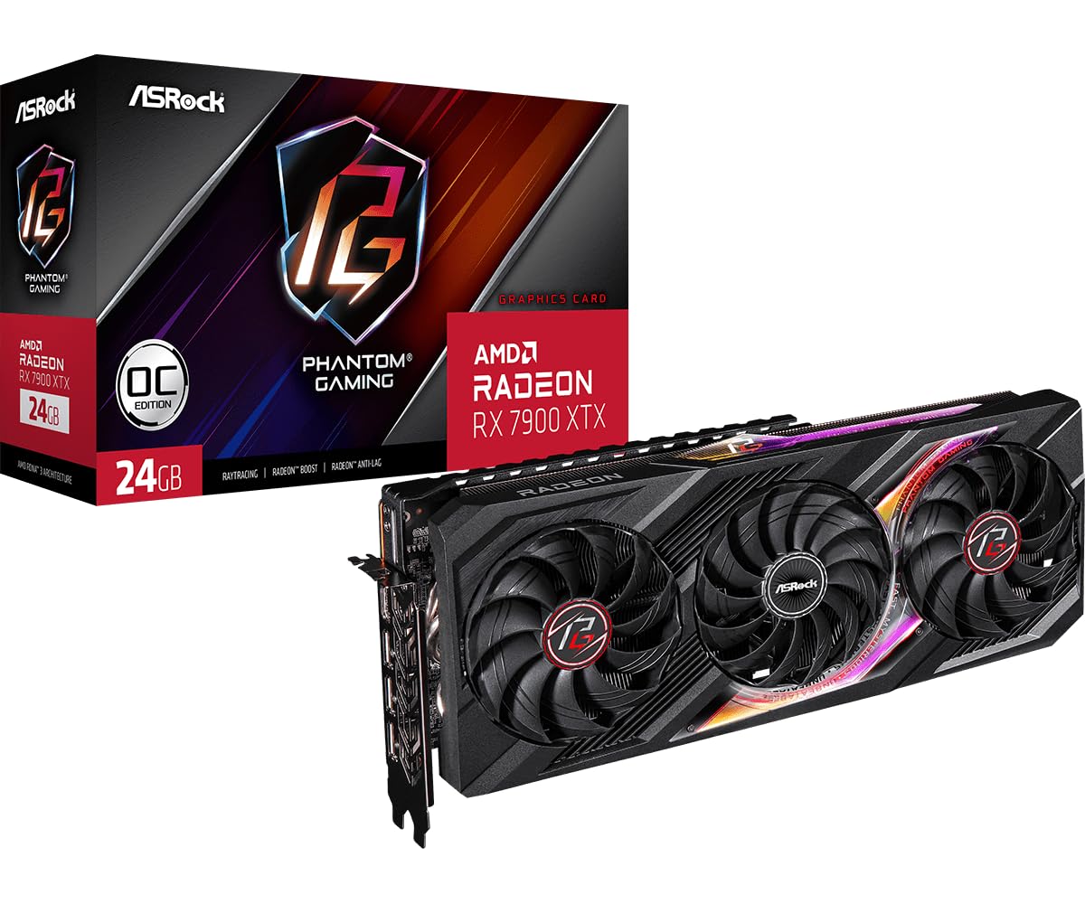 ASRock RX 7900XTX 24GB Phantom Gaming DDR6 RX 7900 XTX Phantom Gaming 24GB
ASRock RX 7900XTX 24GB Phantom Gaming DDR6 RX 7900 XTX Phantom Gaming 24GB