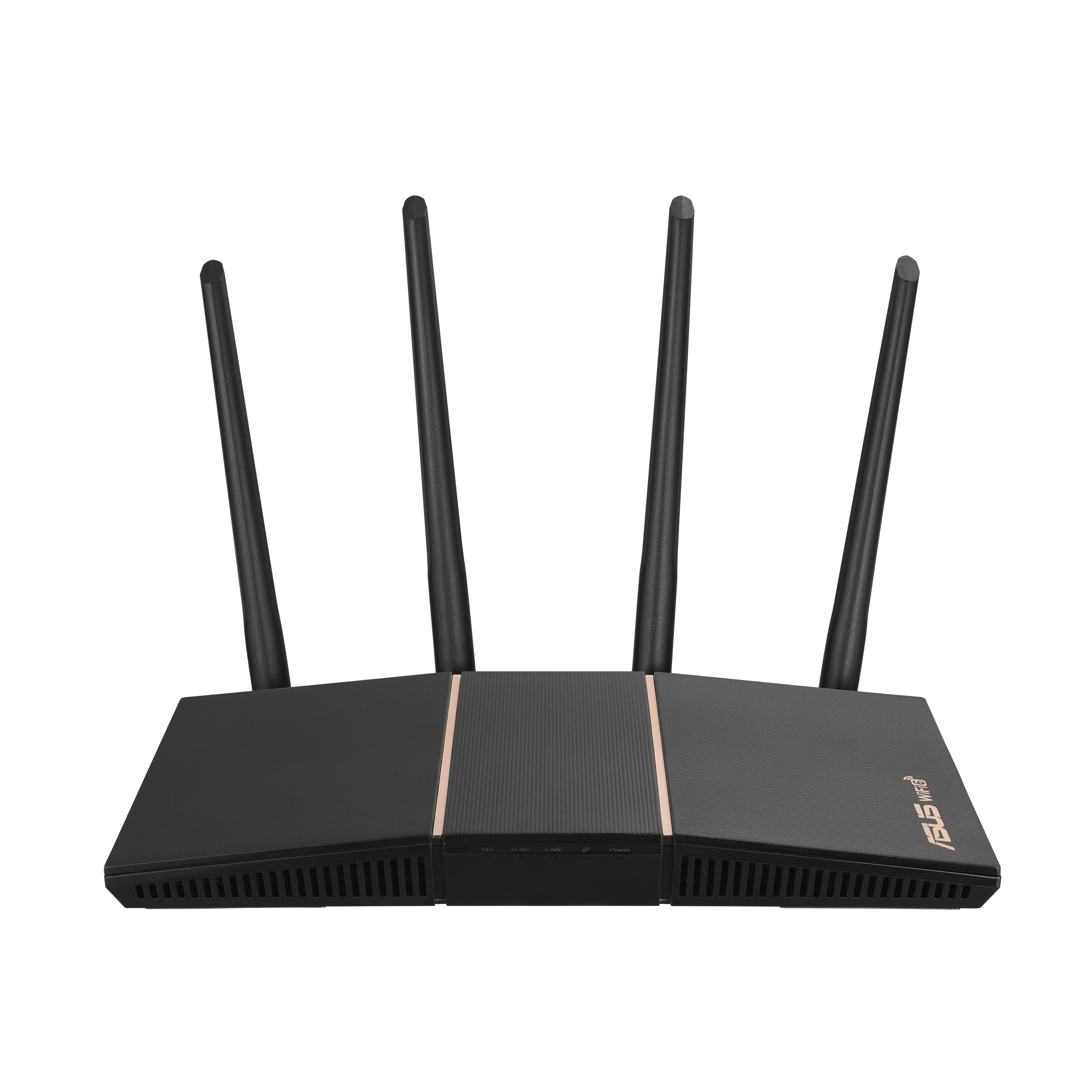 ASUS RT-AX57 (AX3000) روتر دو باند WiFi 6 قابل ارتقا، امنیت شبکه بدون نیاز به اشتراک، محافظ فوری، کنترل والدین پیشرفته، VPN داخلی، قابلیت AiMesh، بازی و استریمینگ، خانه هوشمند