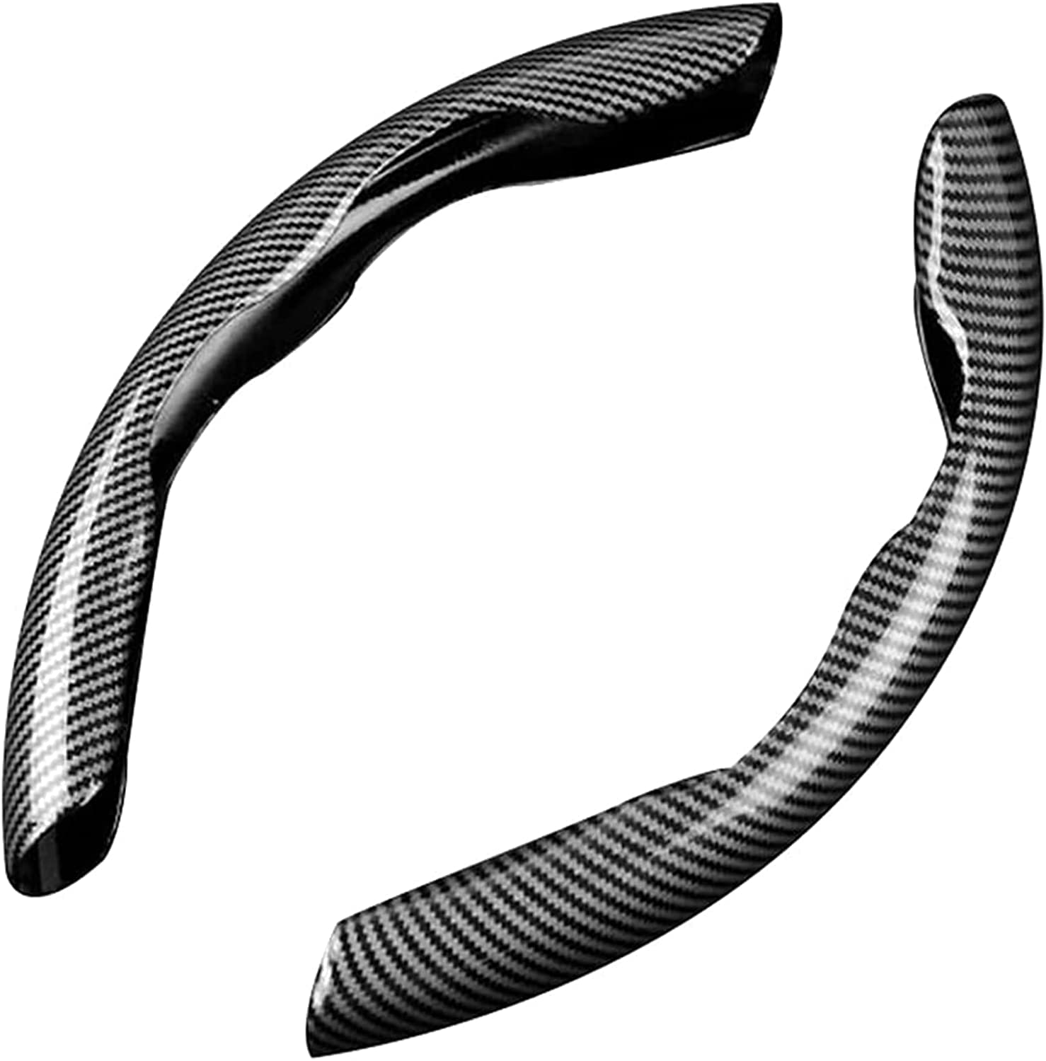 روکش فرمان اتومبیل کربن فایبر جلوگیری از لغزش کارد است، یک جلوه جدید و ورزشی برای داخلی اتومبیل شما. این روکش مناسب برای فرمان‌های با قطر ۳۸ سانتی‌متر (۱۵ اینچ) است.