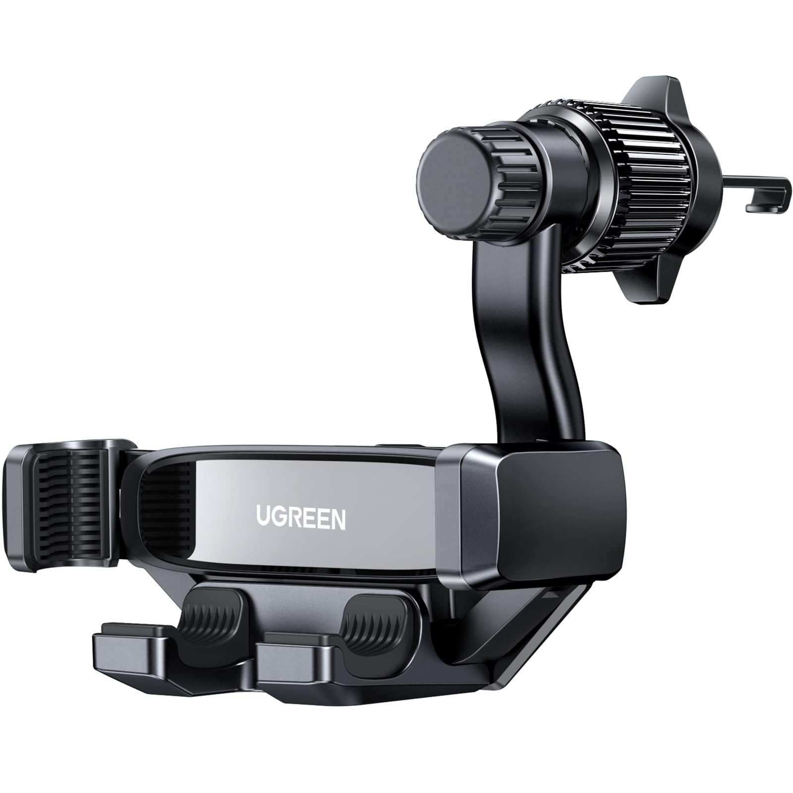 UGREEN Car Phone Holder Car Mount, [360° دستگاه متحرک برای تهویه هوا], قفل خودکار با یک دست, پایه موبایل با قفل فلزی, سازگار با iPhone 16/15/14/13, Samsung S25/24/23/Z Flip, 4.7-7.2" لوازم جانبی اسمارتفون Auto-Grip
