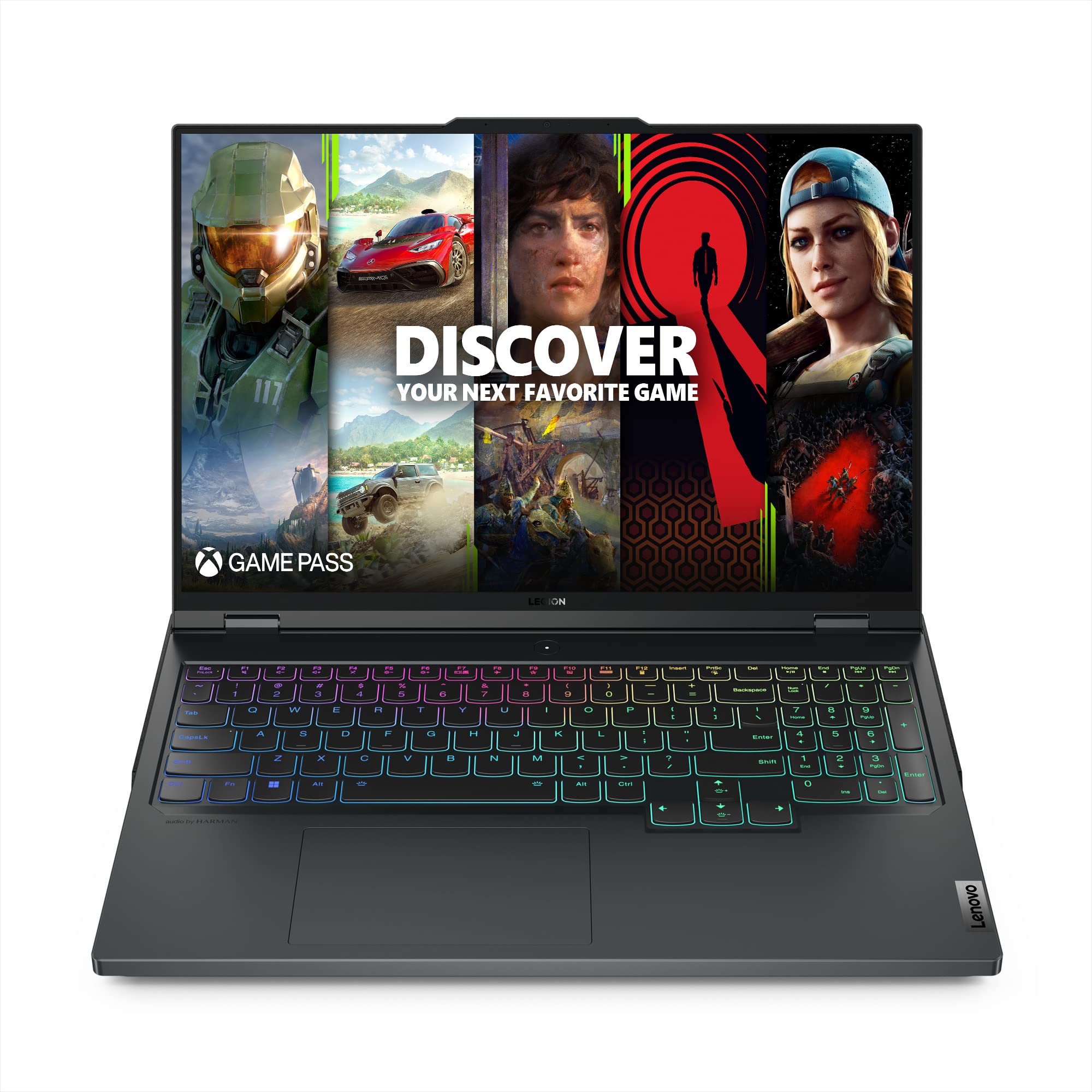 لپ تاپ بازی لنوو لجن پرو 7i 16 اینچ QHD+ 500 نیتی 240Hz اینتل کور i9-13900HX 16گیگابایت رم 1ترابایت اس اس دی انویدیا جی فورس RTX 4080 12گیگابایت ویندوز 11 سیاه مات لجن پرو 7i RTX 4080