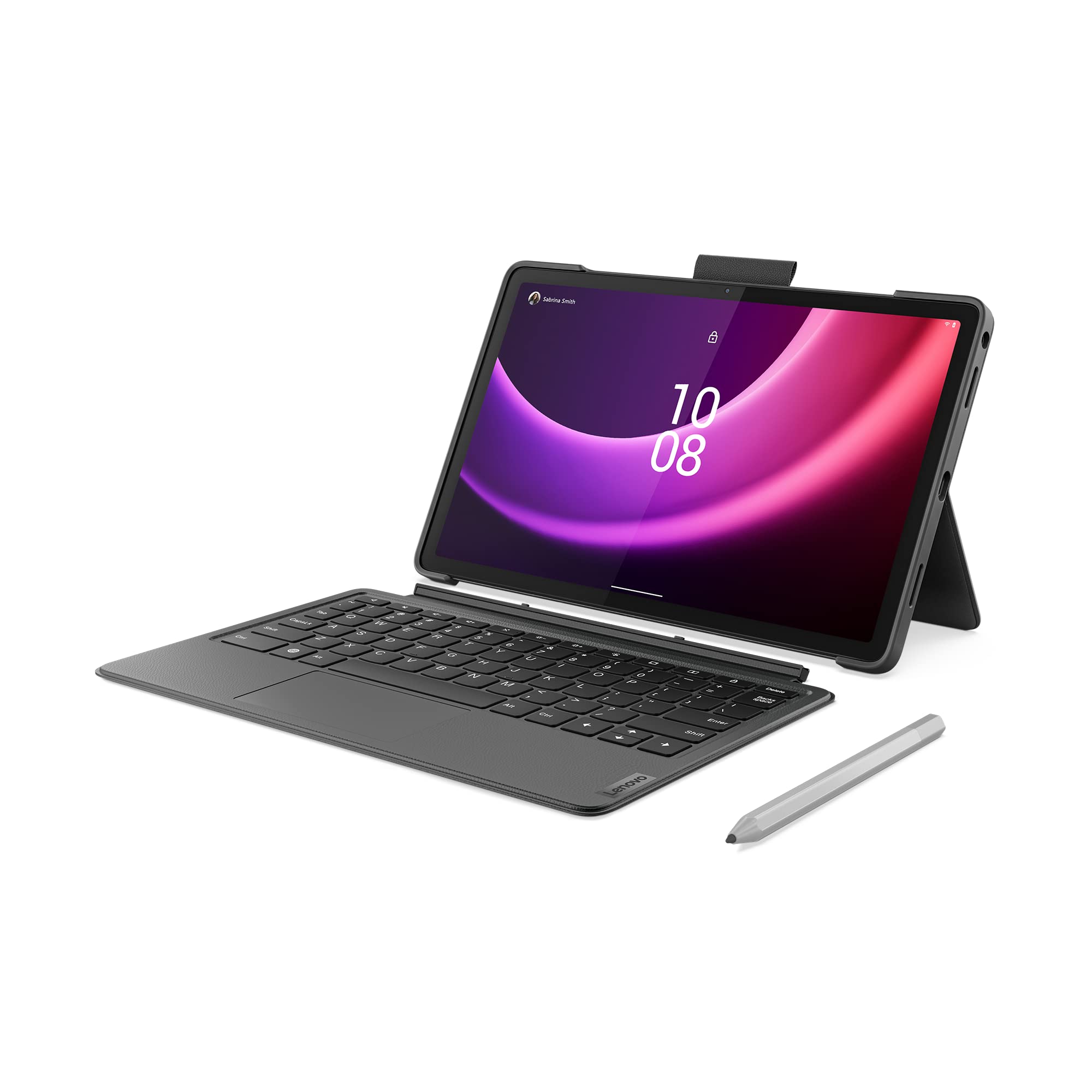لنوو تب P11 TB-350FU با قلم دقیق 2 و صفحه کلید، 11.5" 2K (2000x1200) نمایشگر شیشه گوریلا® با فرکانس 120 هرتز، 4GB رم، 128GB حافظه داخلی، دوربین عقب 12 مگاپیکسل با فلش، اندروید 12L، خاکستری- [ZABF0321AE] قلم دقیق + صفحه کلید خاکستری 4GB رم/128GB