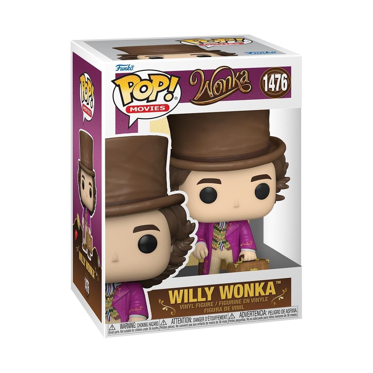 فیگور وینیل قابل جمع آوری از فیلم های Funko Pop! : ویلی وانکا - ایده هدیه - کالاهای رسمی - اسباب بازی برای کودکان و بزرگسالان - طرفداران فیلم ها - شکلک مدل برای جمع آوری و نمایش مدرن