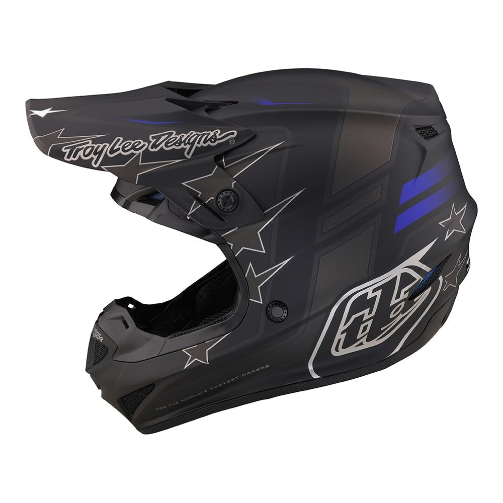 کلاه Troy Lee Designs Offroad Motocross Helmet Dirt Bike ATV Powersports Racing Full Face Helmets مدل MIPS، SE4 Polyacrylite سایز S سیاه