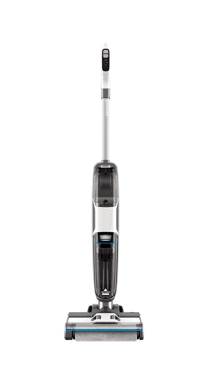 مکنده برقی بیسل CrossWave HF3 (3598E) بیسل باتری اجرا شونده مخصوص کف سخت | 2 سال گارانتی بیسل رنگ خاکستری