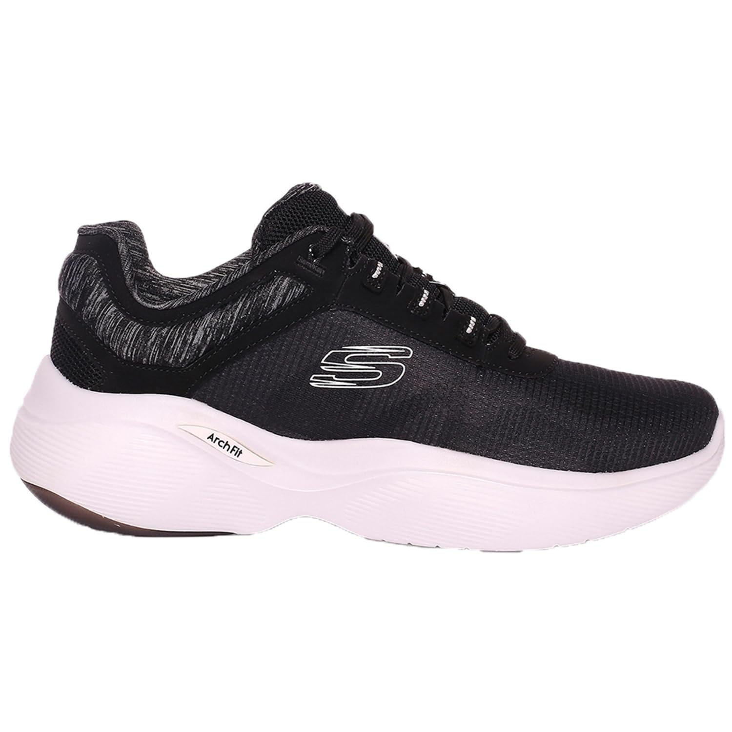 کفش کتانی زنانه Skechers ARCH FIT INFINITY سایز ۳۹ اروپا، پهن، مشکی و سفید