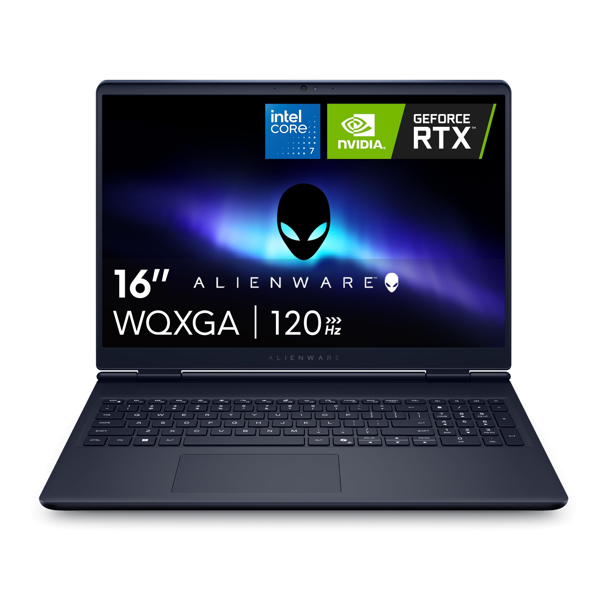 لپ تاپ بازی Alienware 16 Aurora AC16250-16 اینچ با نمایشگر WQXGA 120Hz، پردازنده اینتل کور i7-240H، 16 گیگابایت رم DDR5، 1 ترابایت حافظه SSD، گرافیک NVIDIA GeForce RTX 5050 با 8 گیگابایت، ویندوز 11 هوم، خدمات حضوری - رنگ آبی اینتل کور i7-240H، 16 گیگابایت رم، 16.0 اینچ WQXGA، RTX 5050
