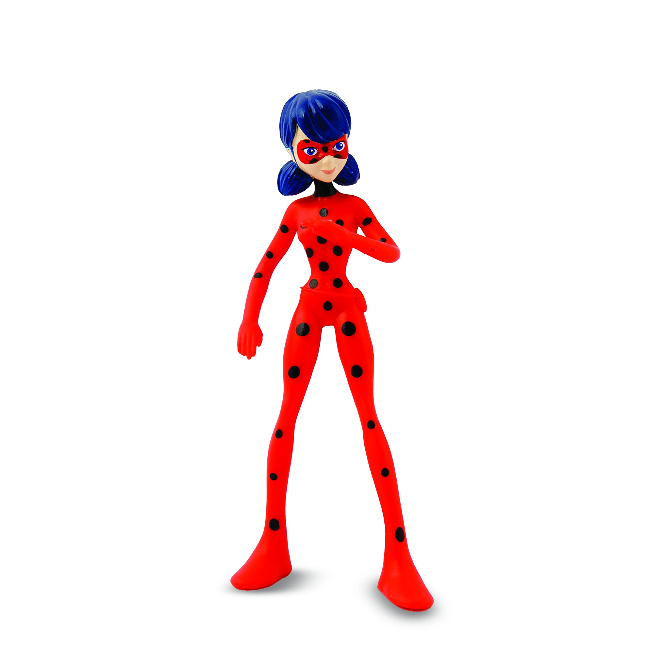 فیگور خم‌شونده Miraculous Ladybug، اسباب‌بازی شخصیت قابل حرکت از داستان‌های Ladybug & Cat Noir با بازوها و پاهای انعطاف‌پذیر، مجموعه‌ای قدیمی برای کودکان 3 سال به بالا