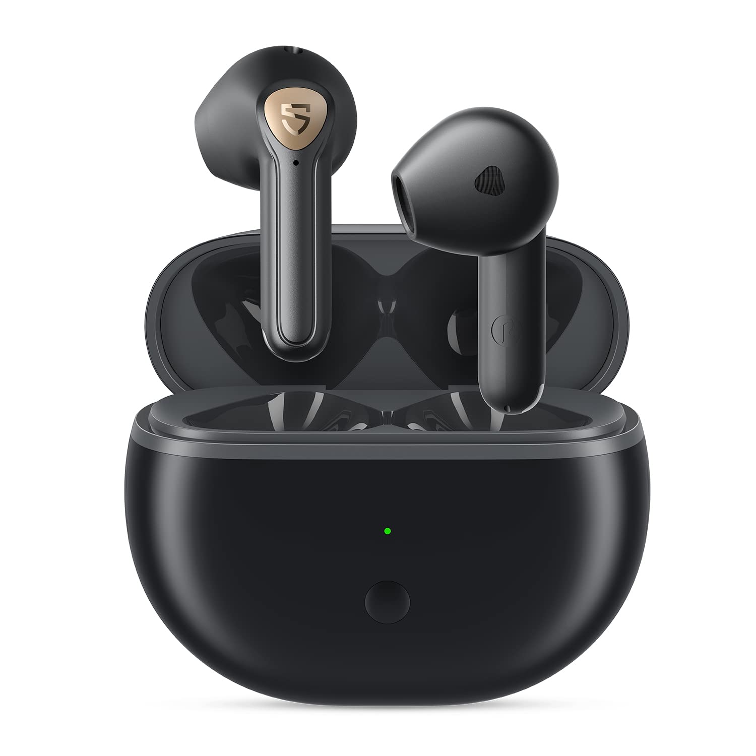 هدفون بی‌سیم SoundPEATS با صدای با کیفیت بالا، Air3 Deluxe HS نیمه‌داخلی هدفون‌ها با LDAC، ENC Clear Call، کنترل از طریق اپلیکیشن، درایور بزرگ 14.2 میلی‌متری، حالت بازی، تشخیص در گوش، زمان پخش کل 20 ساعته، رنگ مشکی