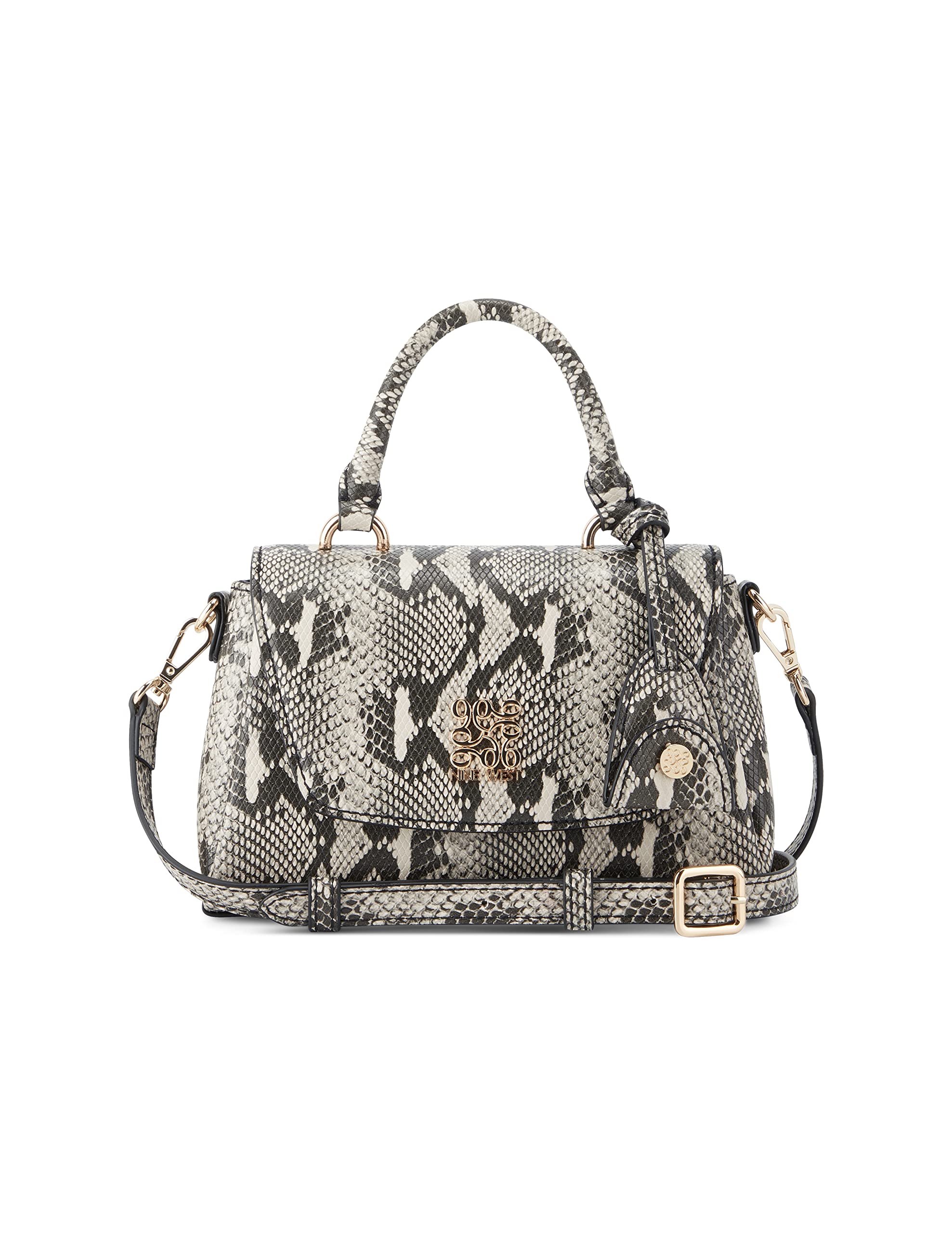 ناین وست کیفی زنانه مدل Camas Mini Crossbody Flap، اندازه یکسان، رنگ طبیعی