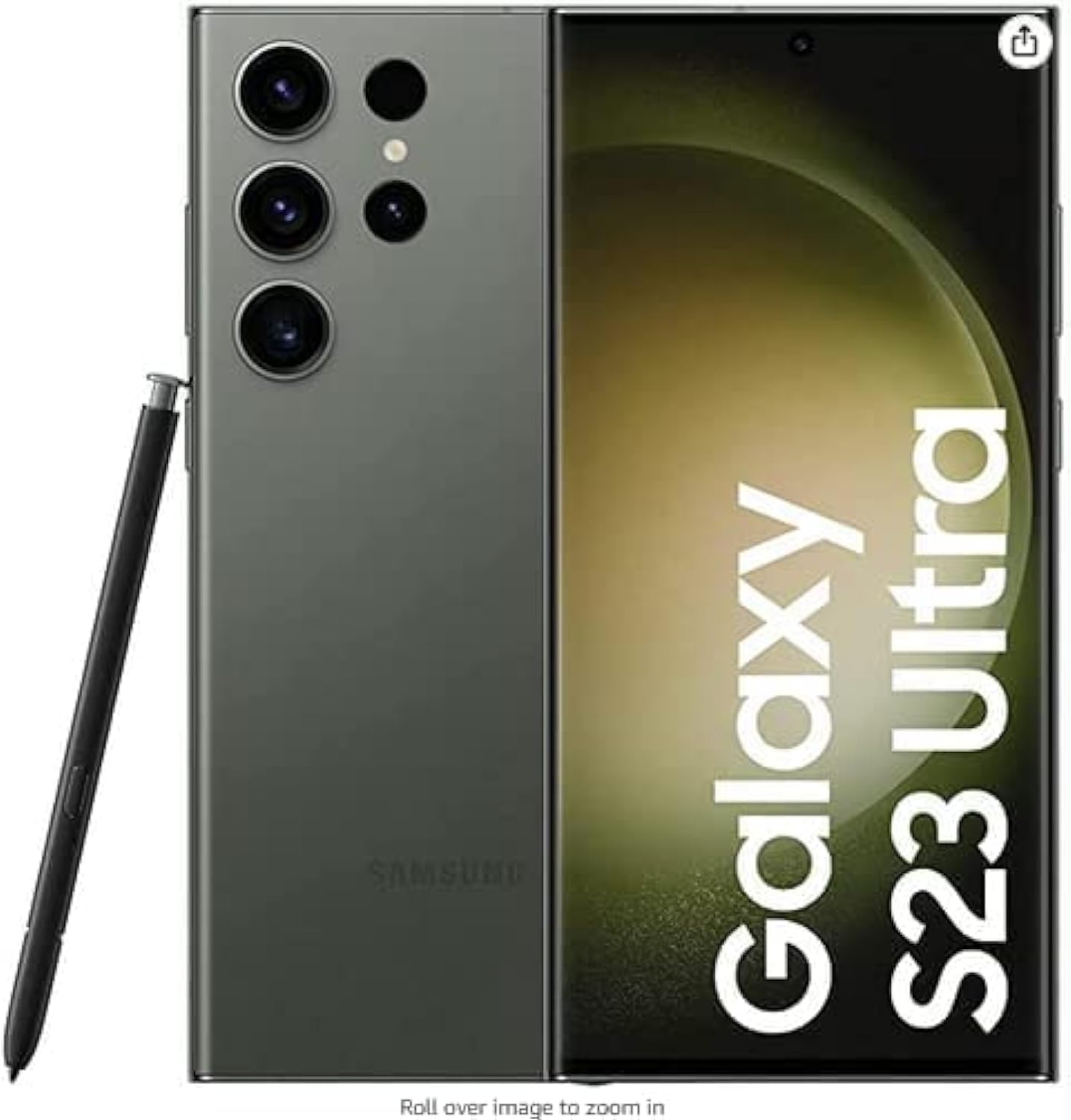 Samsung گلکسی S23 Ultra 5G دو سیم کارته سبز ۱۲ گیگابایت رم ۲۵۶ گیگابایت (ذخیره‌سازی) اسنپدراگون - نسخه بین‌المللی ۱۲ گیگابایت رم|۲۵۶ گیگابایت سبز