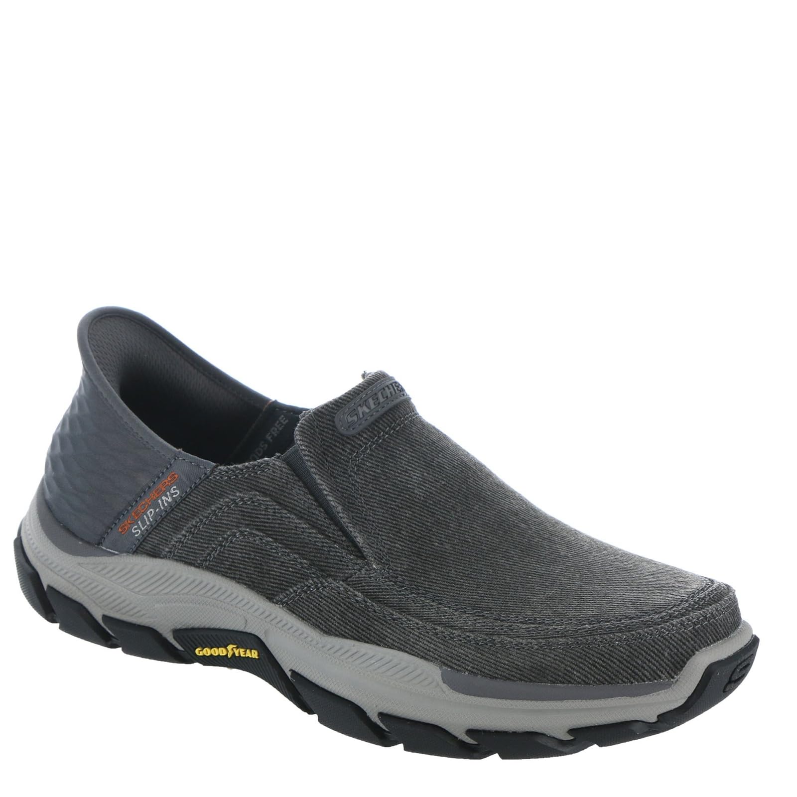 کفش لوفر مردانه Skechers Skechers Respected - Holmgren با تکنولوژی Slip-in، سایز 47.5 (EU)، پهن، رنگ Char