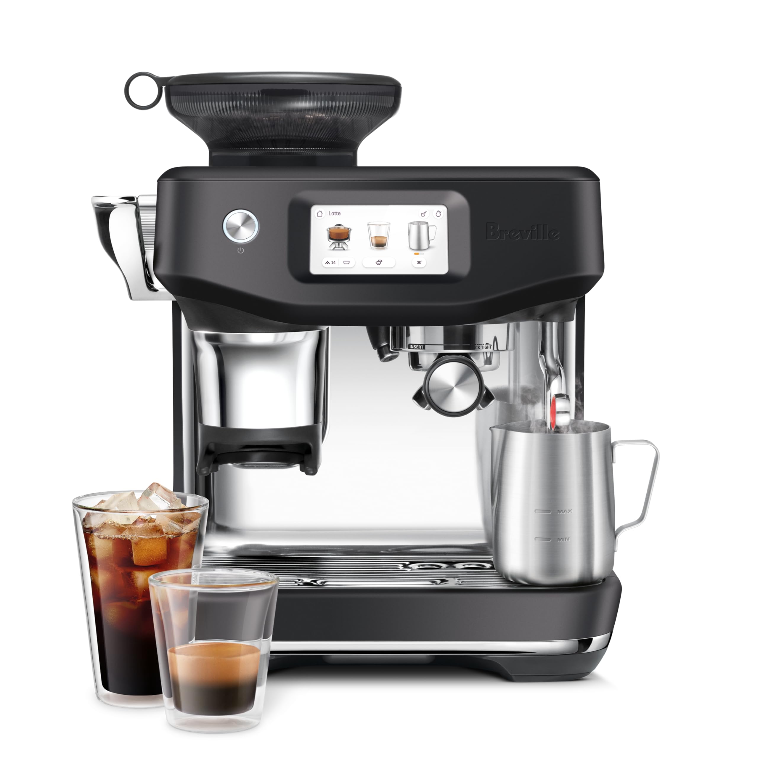 Breville Barista Touch به رنگ ترافل سیاه BES881BTR2IAN1 (نسخه بین‌المللی)
