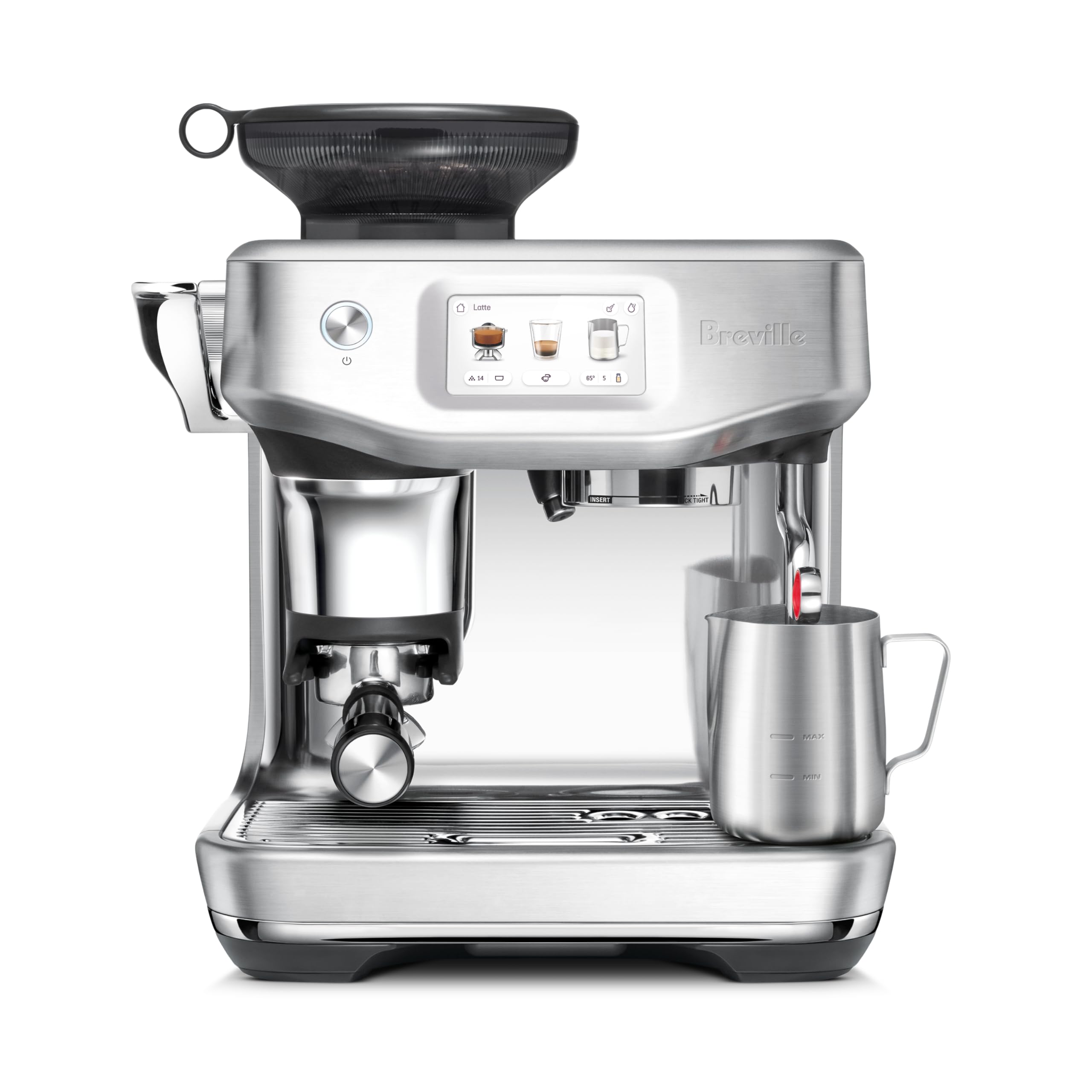 ماشین قهوه Breville the Barista Touch Impress - فولاد ضد زنگ مسحور کننده BES881BSS2IAN1 (نسخه بین‌المللی)
