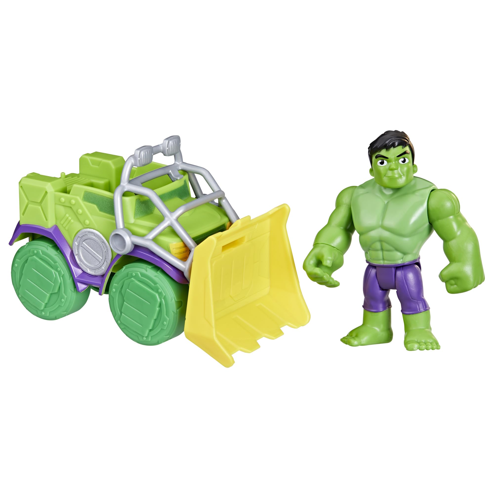 مجموعه کامیون Hulk Smash اسپایدرمن و دوستان شگفت‌انگیزش، مجسمه اکشن با لوازم جانبی وسیله نقلیه، اسباب بازی‌های مارول، اسباب بازی‌های پیش‌دبستانی، اسباب‌بازی‌های ابرقهرمان