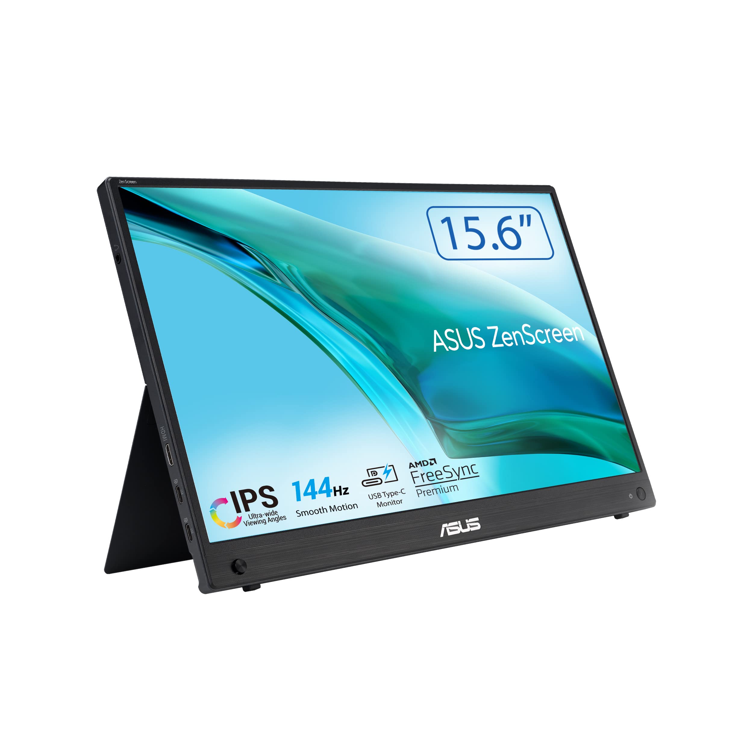 ASUS MB16AHG 15.6" IPS, 144hz - جدید USB نوع C و A، Micro-HDMI نوع C USB، 144 هرتز