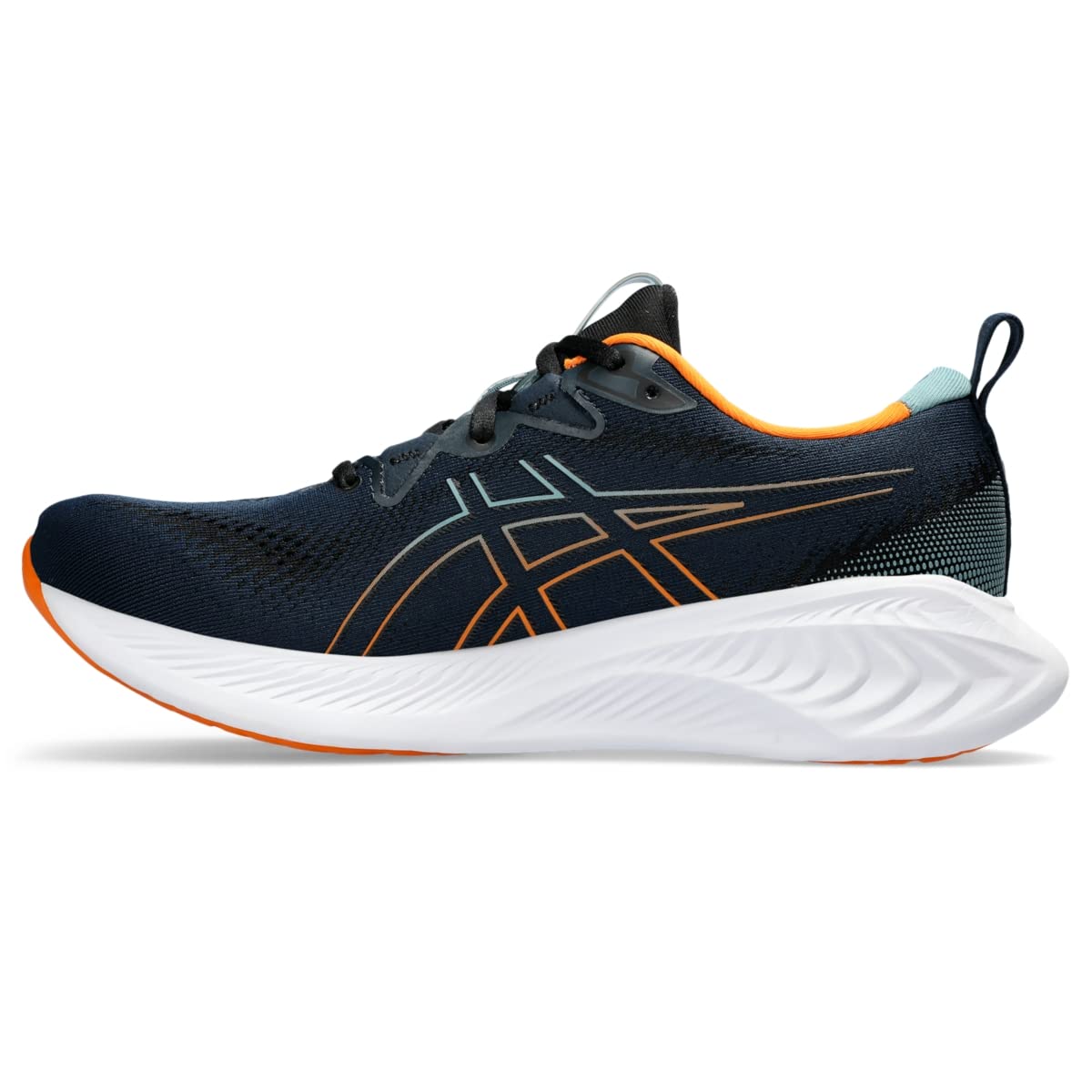 کفش مردانه ASICS GEL-CUMULUS 25 M از سایز 42 EU با رنگ آبی فرانسوی / نارنجی روشن