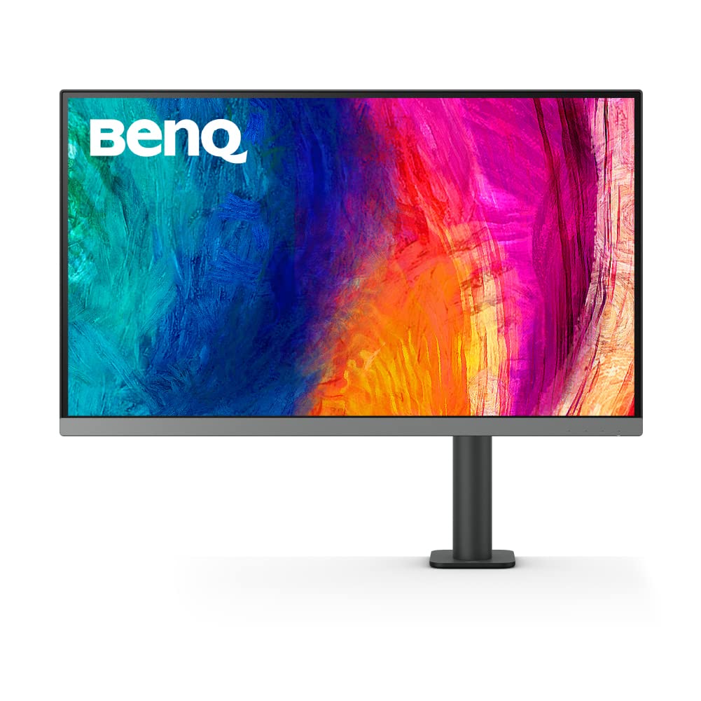 صفحه نمایش BenQ PD2706UA 27 اینچ Ergo Arm 4K ، USB-C 90W ، UHD ، P3 ، DisplayHDR 400 ، IPS ، Factory-Calibrated ، DualView ، حالت Darkroom ، حالت Animation ، حالت CAD/CAM ، حالت ePaper ، دکمه میانبر Puck G2 ، KVM 27 اینچ USB-C 90W ErgoArm 4K UHD برای Mac / PC