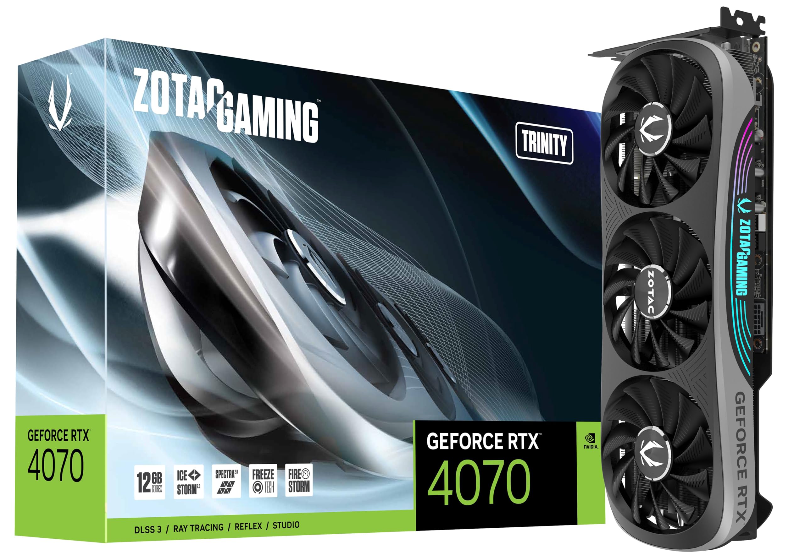 کارت گرافیک ZOTAC GAMING GeForce RTX 4070 Trinity با DLSS 3