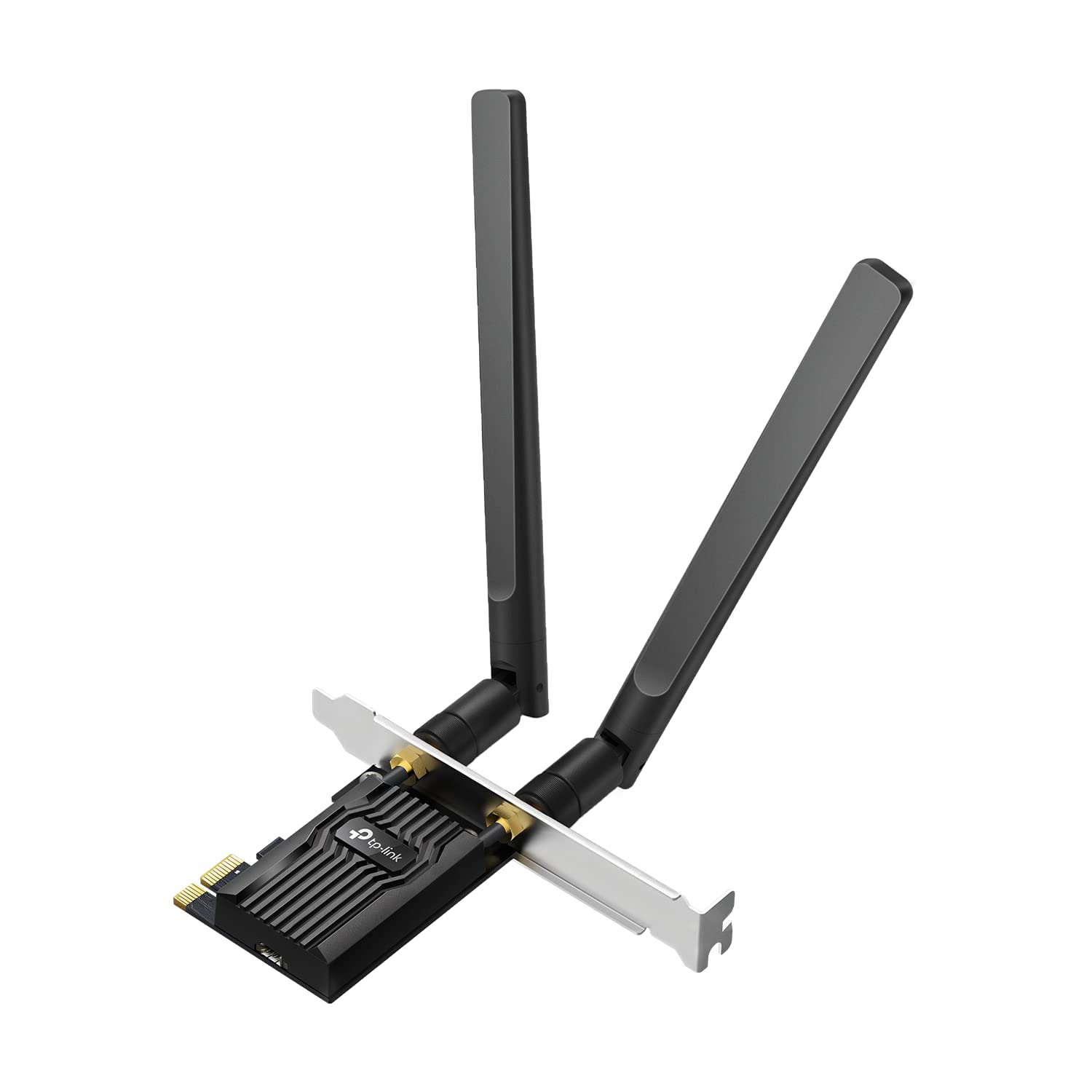 کارت وای فای TP-Link WiFi 6 PCIe برای کامپیوتر دسکتاپ AX1800 (آرچر TX20E)، بلوتوث 5.2، WPA3، آداپتور بی‌سیم دو باند 802.11ax با MU-MIMO، تاخیر بسیار پایین، پشتیبانی از ویندوز 11، 10 (64 بیت) تنها AX1800، وای فای 6