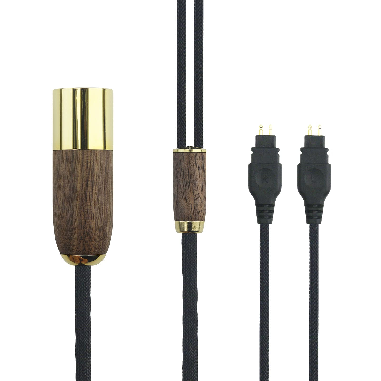 کابل تعویض صدای متقابل 4 پین XLR با طول 6.6 فوت از برند NewFantasia که با هدفون های Sennheiser HD650 HD58X HD600 HD580 HD660S و HD6XX سازگار است. این کابل ارتقاء صدا با ترکیب مس OCC 6N و پوشش نقره ای روی آن دارد و دارای پوشش چوب گردویی می باشد.