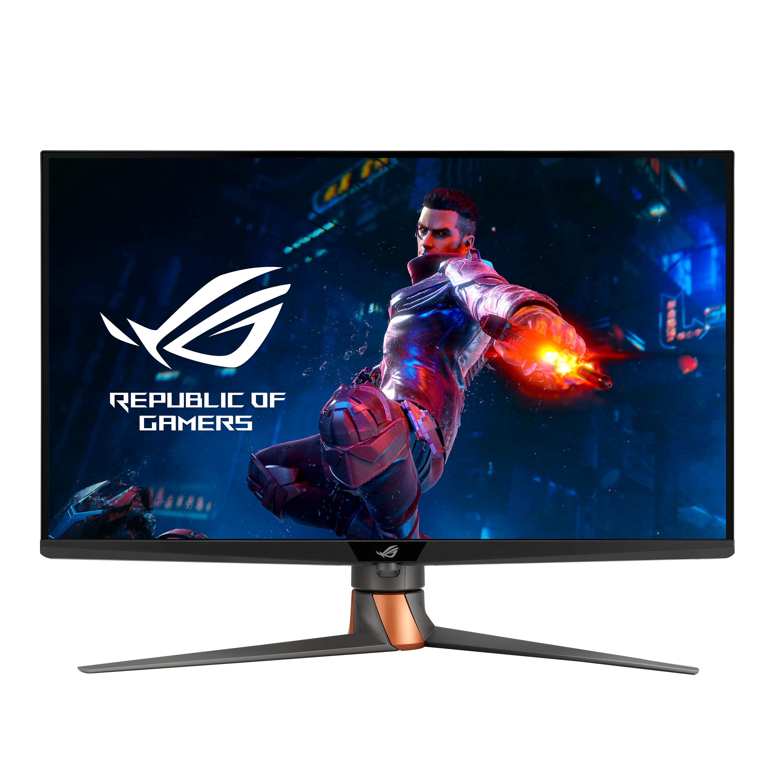 ASUS ROG Swift 32 ” مانیتور بازی Mini LED 4K (PG32UQXR) - 
UHD (3840 x 2160)، 160Hz، 1ms، IPS سریع، دیمینگ محلی، FreeSync Premium Pro، HDMI 2.1، DisplayPort 2.1 با DSC، کوانتوم دات، نمایشگر DisplayHDR1000 مانیتور 32 "4K 160Hz FreeSync Premium Pro.