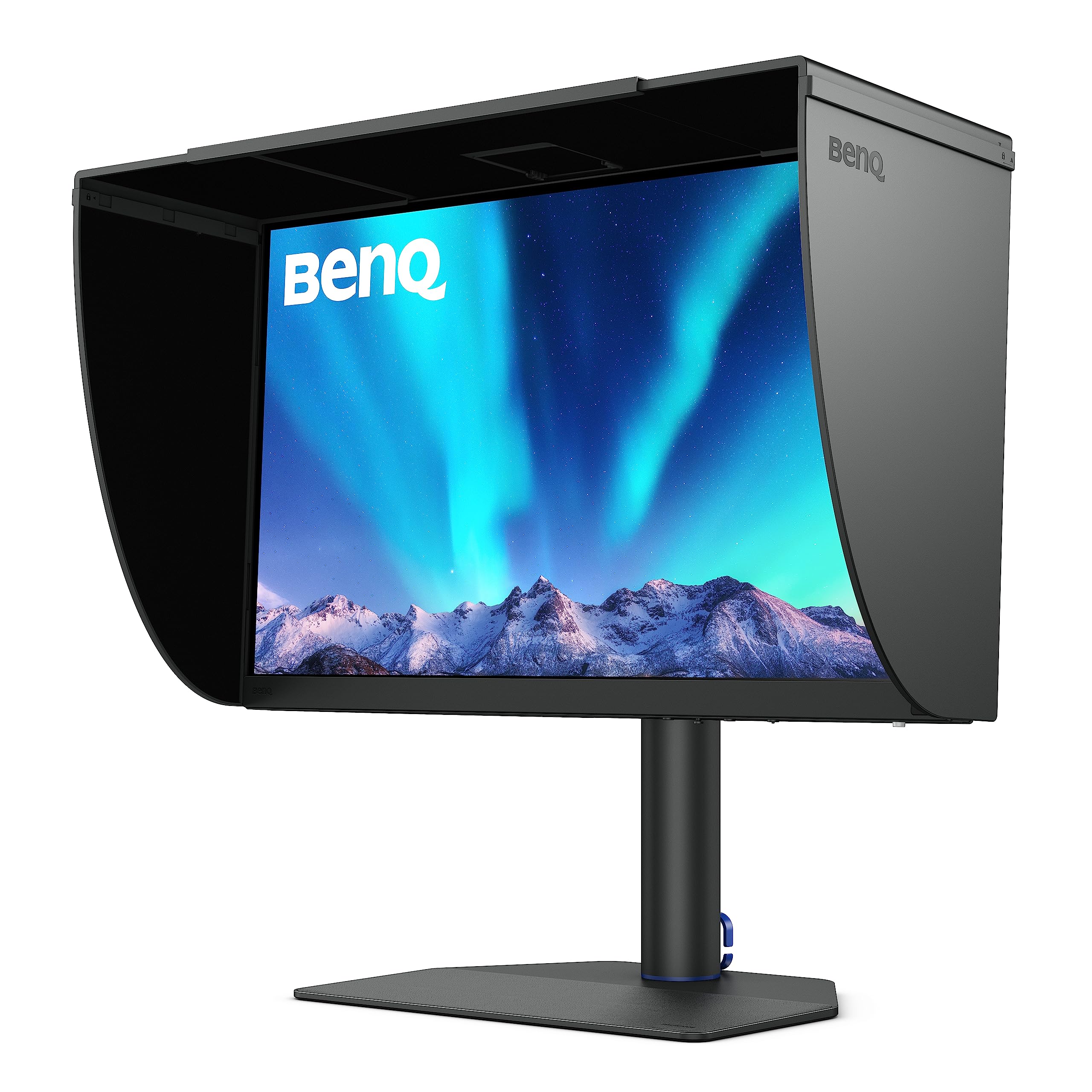 BenQ SW272Q مانیتور قابل استفاده برای فتوگرافرها 27 اینچی 2K 90 واتی با پشتیبانی از مک بوک/ویندوز، 99٪ Adobe RGB، 100٪ sRGB، TUV Anti-Reflection Cert، 1.07 میلیارد رنگ، 16 بیت 3D LUT، Wireless Hotkey Puck، 27 اینچی QHD 99٪ Adobe RGB