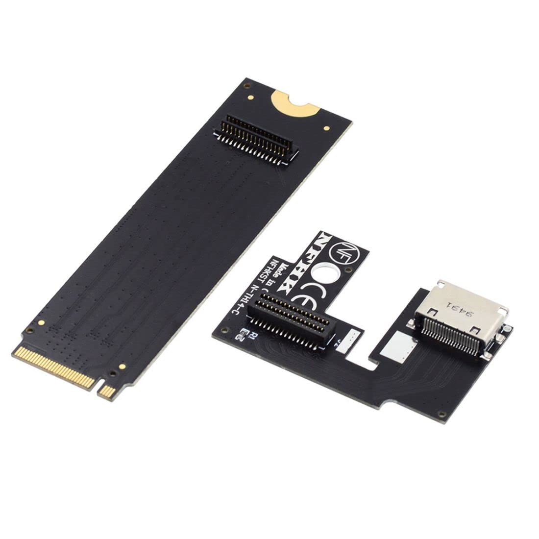 تبدیلگر Chenyang M.2 به SFF-8612، اوکولینک SFF-8612 به NVME PCIe 4.0 M-Key میزبان Separate Adapter برای کارت گرافیک خارجی و حافظه جانبی AMD8845 ThinkBook 14+ سال‌های 2022/2023 با رنگ سیاه