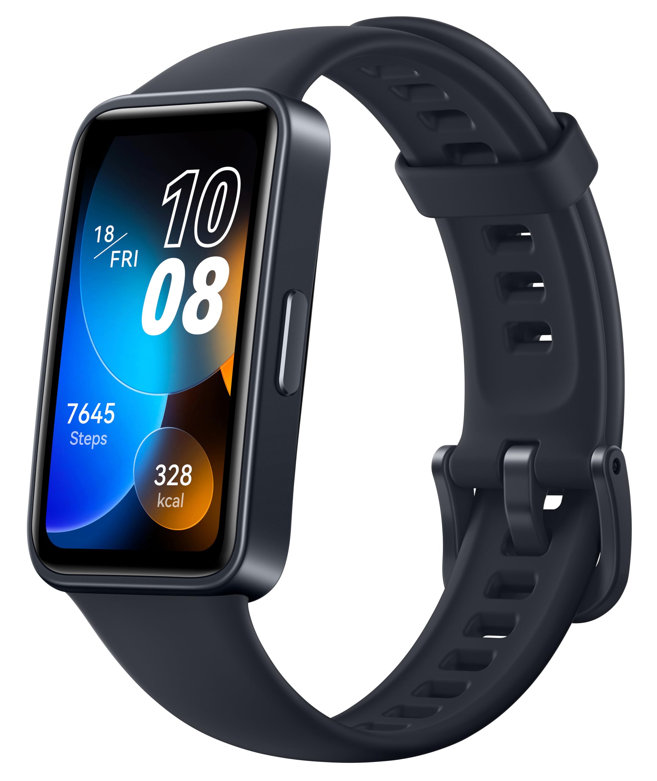 مچ‌بند ورزشی HUAWEI Band 8 - طراحی باند هوشمند بسیار نازک با عمر باتری تا ۲ هفته - پیگیری فعالیت‌ها سازگار با آندروید و آی‌او‌اس با مدیریت کامل سلامتی و پیگیری خواب - مشکی نیمه شب