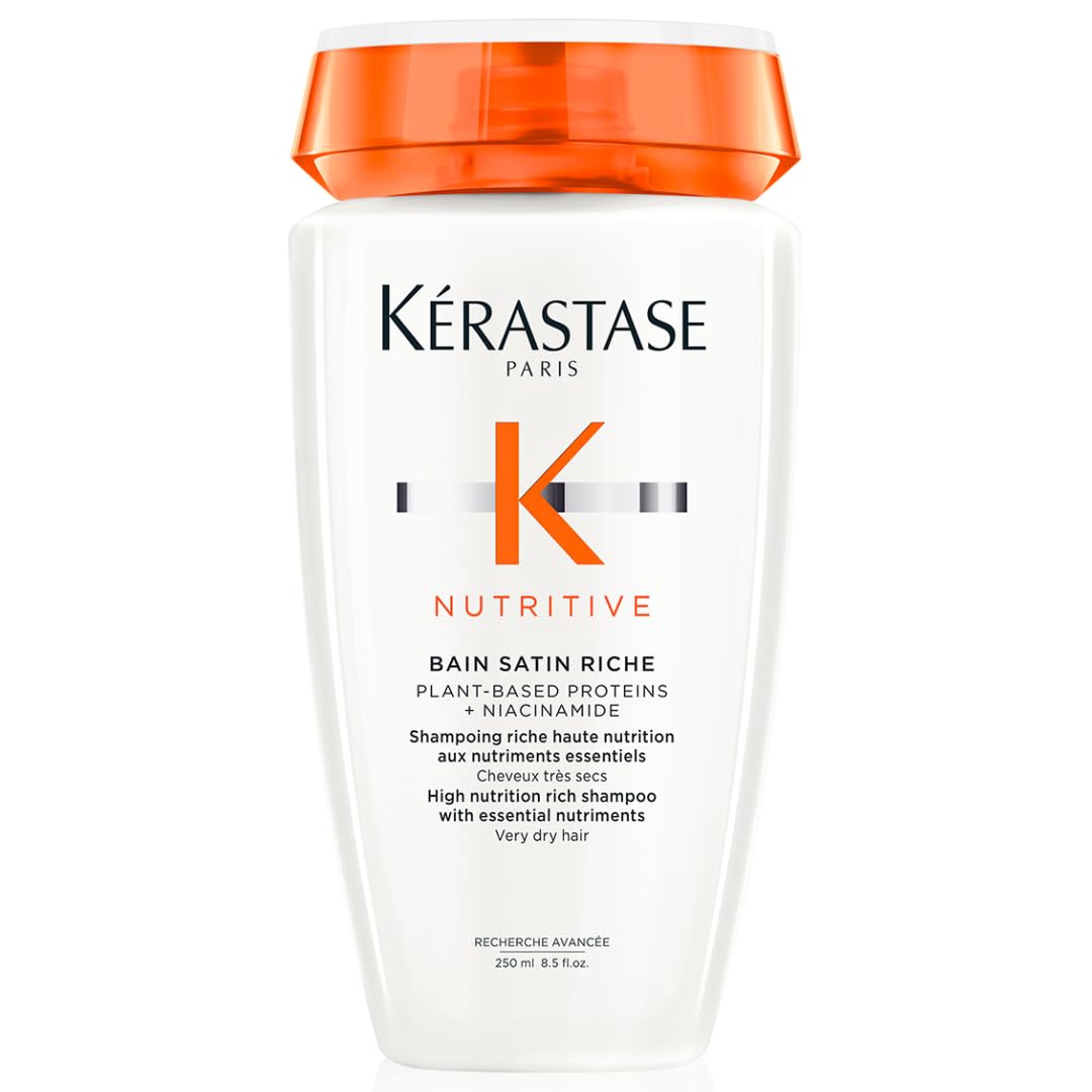 شامپو مرطوب‌کننده Kérastase Nutritive Bain Satin Riche برای موهای خشک حجم 250 میلی‌لیتر