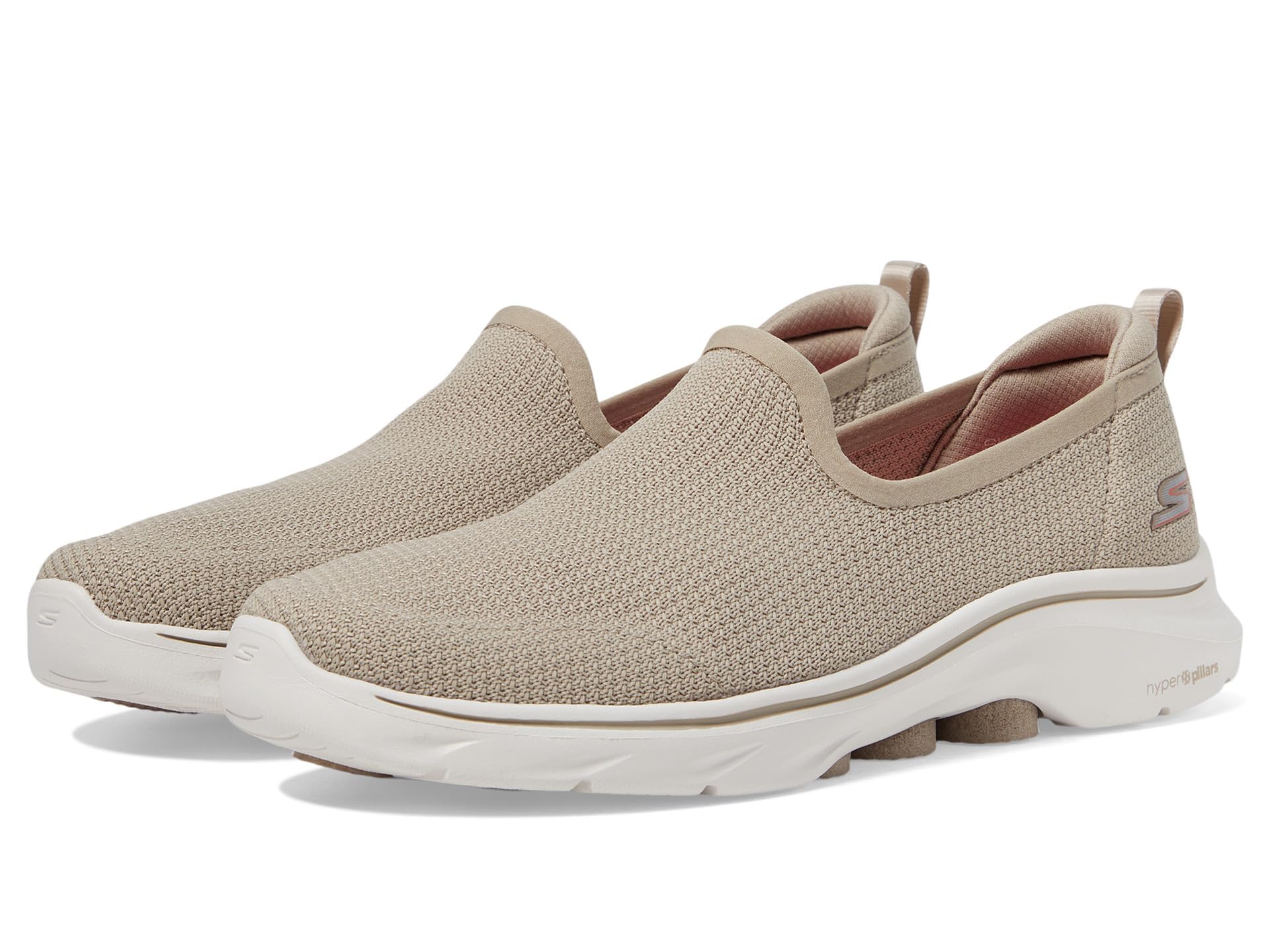 کفش زنانه Skechers GO WALK 7 - رنگ خاکی - سایز ۳۷ EU