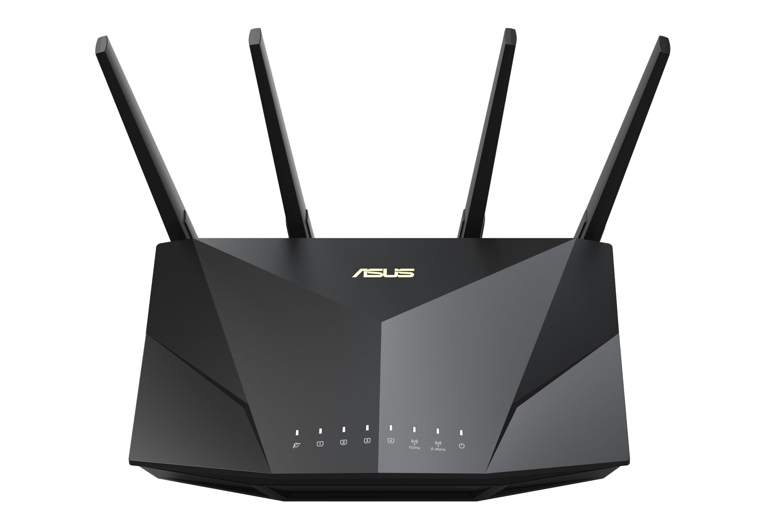 مسیریاب ASUS RT-AX5400 دو بانده WiFi 6 قابل توسعه، امنیت اینترنت مادام‌العمر ارائه شده، کنترل زندگی خانواده پیشرفته، VPN داخلی، سازگاری AiMesh، بازی و استریمینگ، خانه‌هوشمند