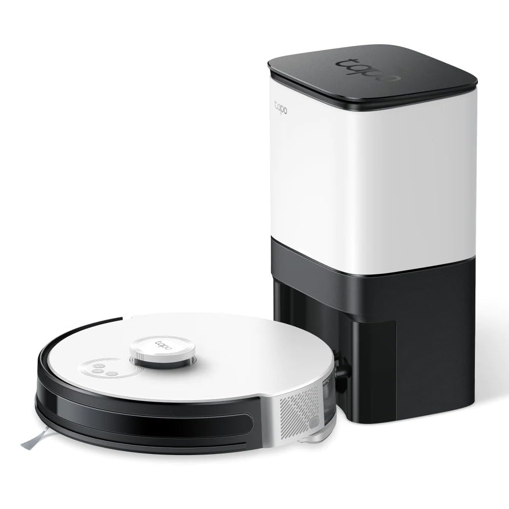 روبات کرم مکنده Tapo TP-Link RV30 Plus با داک خودکار خالی کردن (4 لیتر)، ربات هدایت با لیدار، قدرت مکنش 4200 پاسکال، تمیزکردن پیوسته 3 ساعته، مخزن آب 300 میلی لیتر، برنامه تمیزکردن انعطاف پذیر، اپلیکیشن و