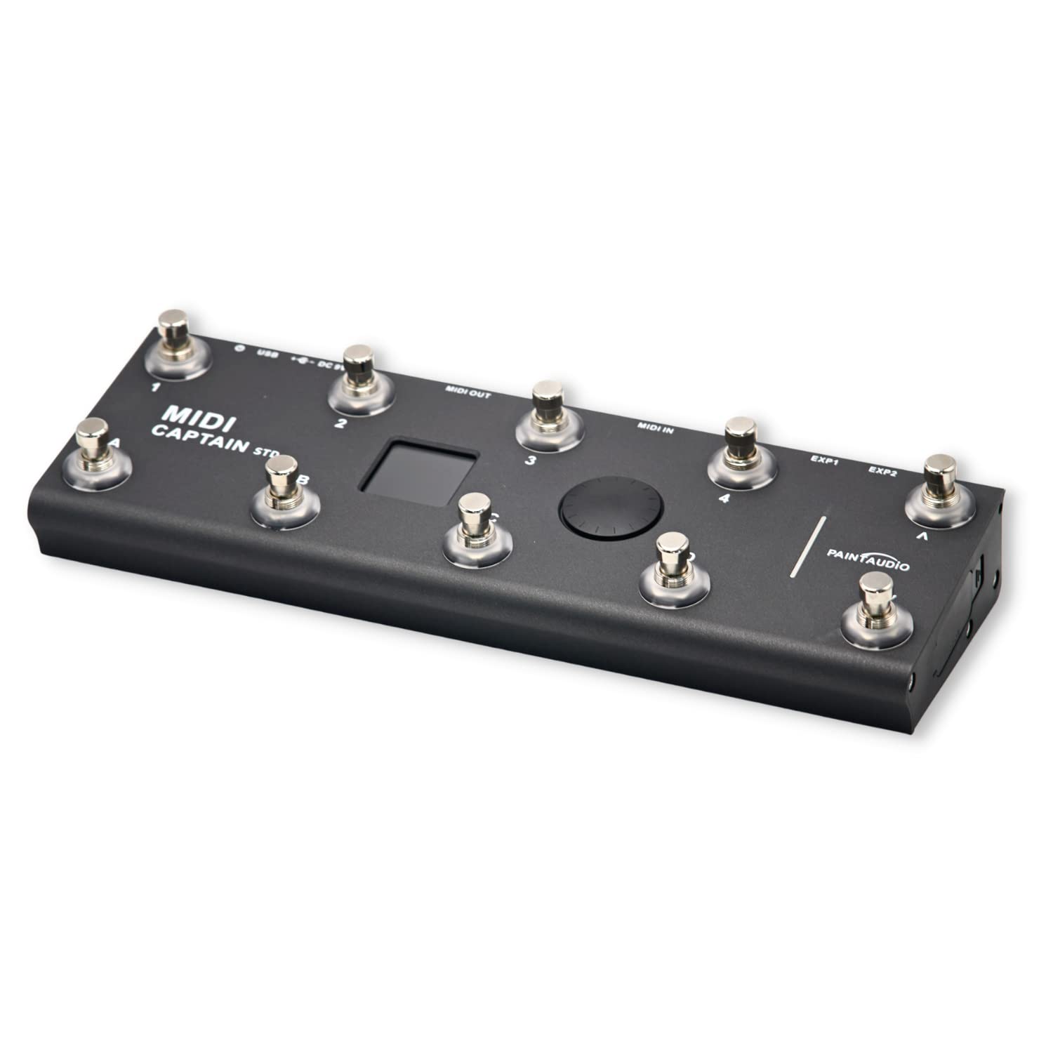کنترل‌کننده پا فوت کپتن MIDI PAINTAUDIO چند اثره برای کیبوردها و سینت‌ها USB-MIDI نرم‌افزار موسیقی Bias با قابلیت موتور زمان. پشتیبانی از تمام دستورات PC/CC/Note فوت‌سوییچ های 10 عددی (سیاه)