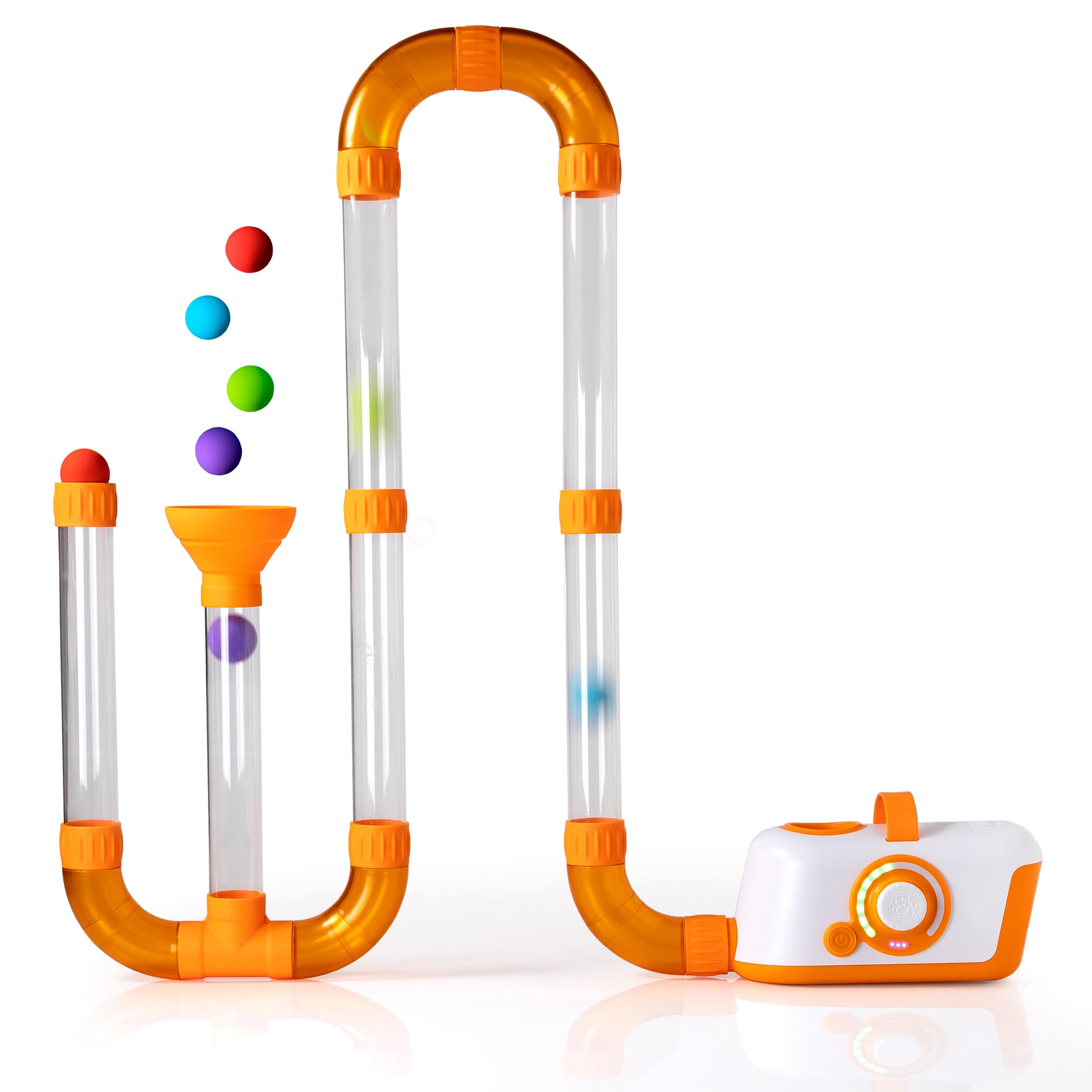 Fat Brain Toys Air Toobz- انبوه‌های هوایی از فلز برای کودکان و نوجوانان، ساخت و ساز برای کودکان، برای 3 سال به بالا