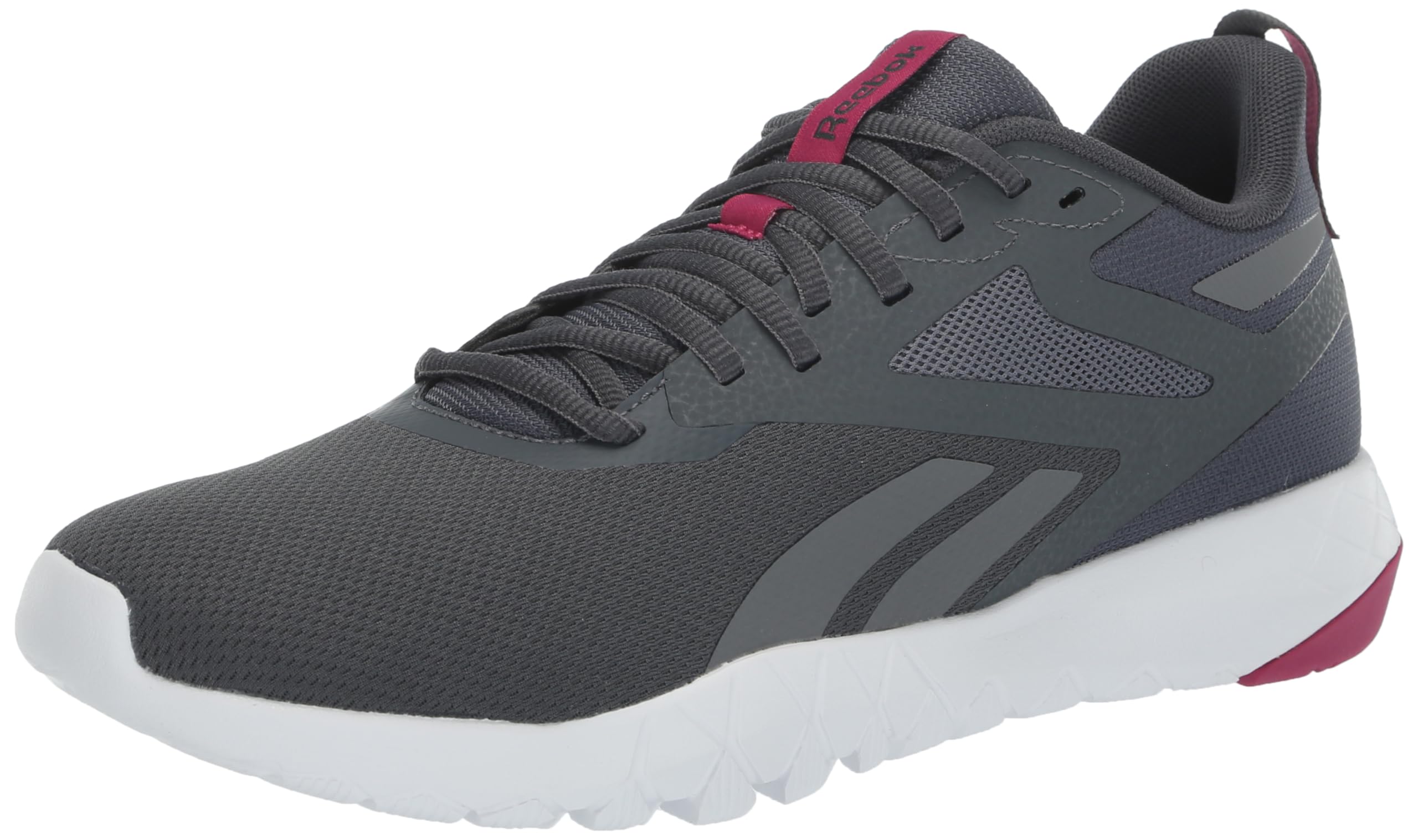 کفش مردانه Reebok Flexagon Force-4 سایز ۴۲ یورو رنگ خاکستری/سفید/صورتی روشن