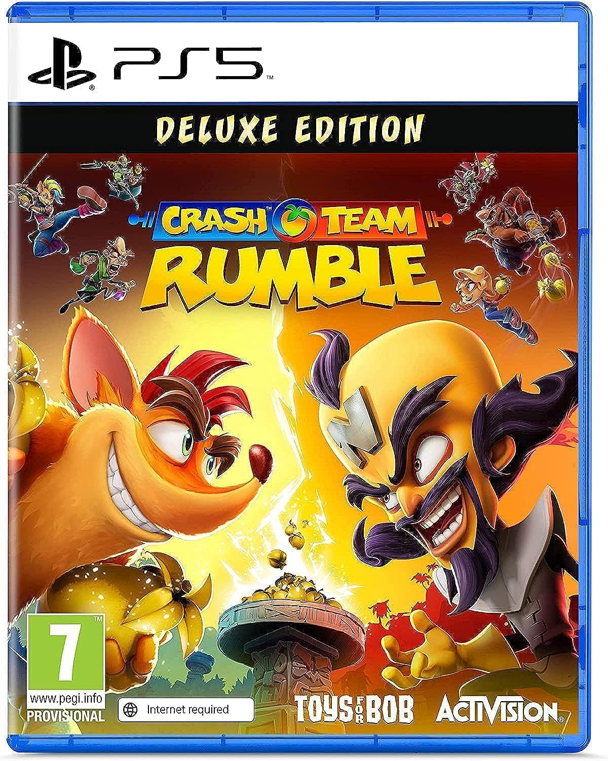 نسخه دلوکس بازی Crash Team Rumble از Activision برای PS5 با سیستم PEGI - AR